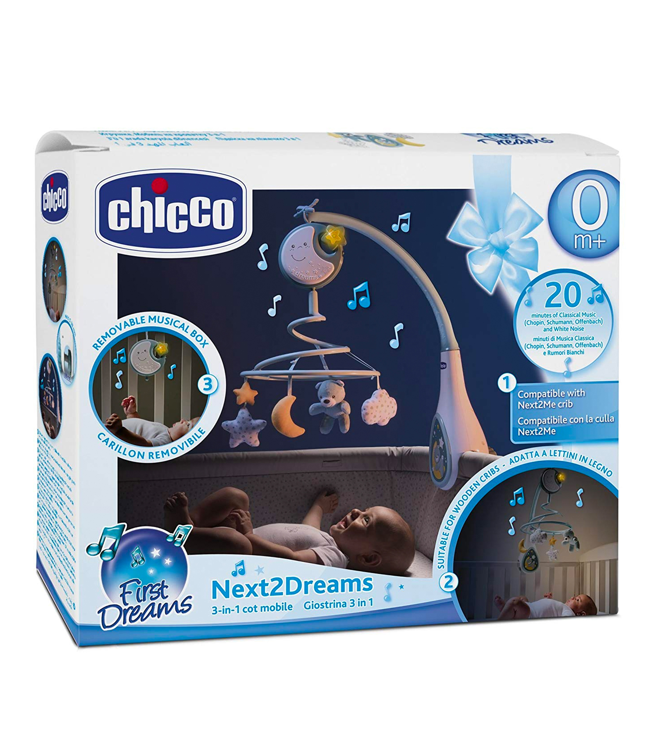 Proyector Móvil para Cuna Next2Dreams Azul
