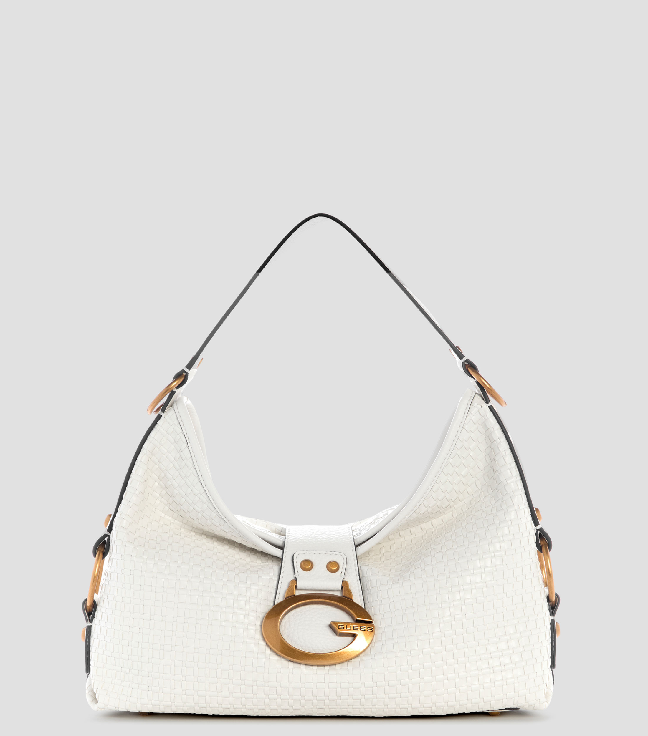 Bolsa shoulder blanca sólida Mujer