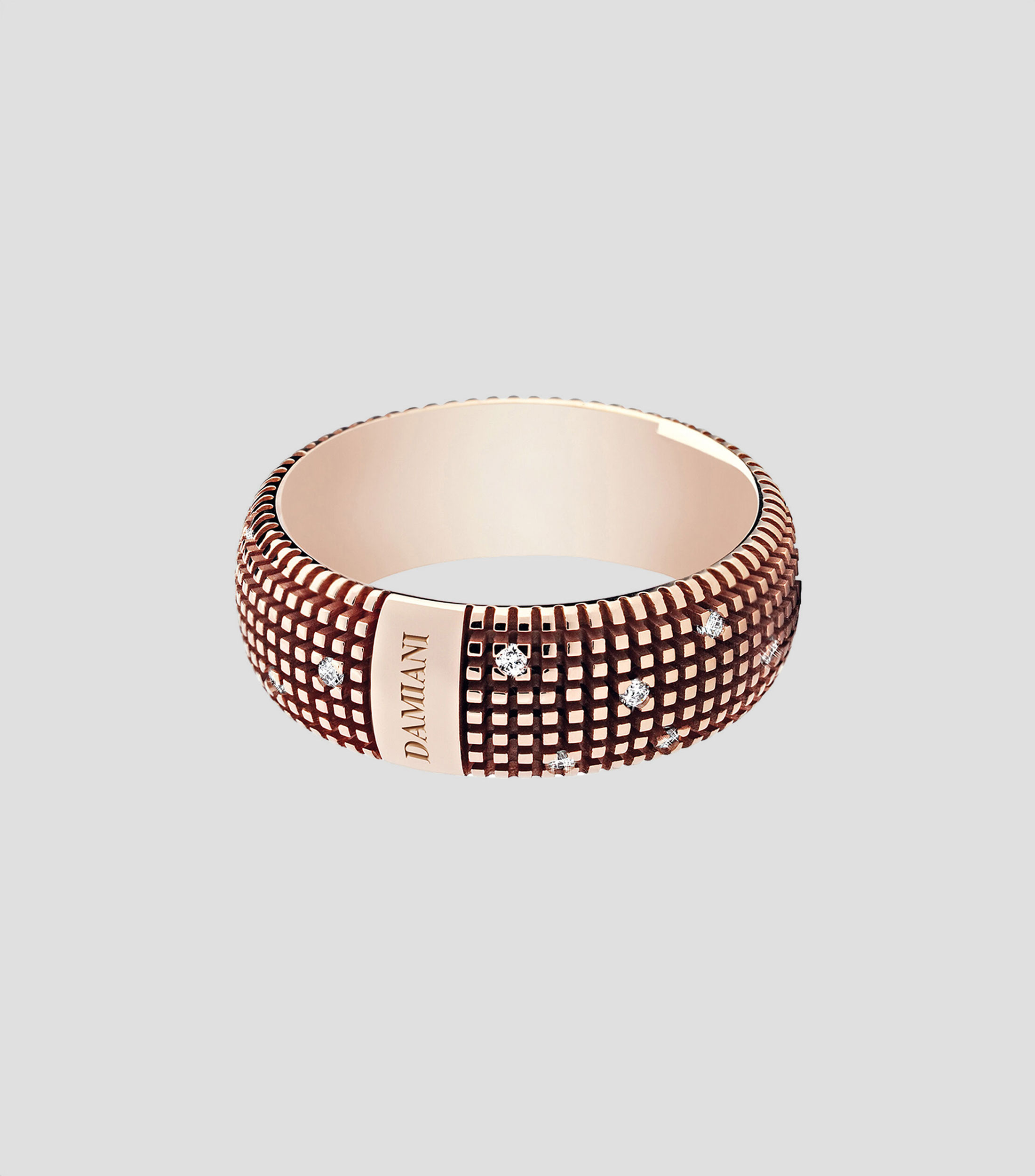 Anillo en oro rosa de 18 kilates con diamante Metropolitan Mujer