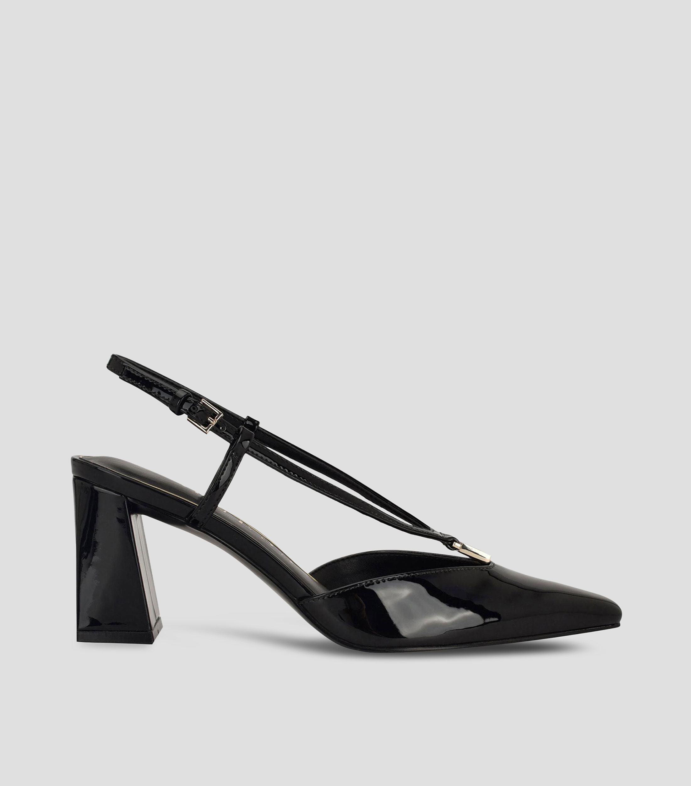 Zapatillas con tacón alto cuadrado Mujer