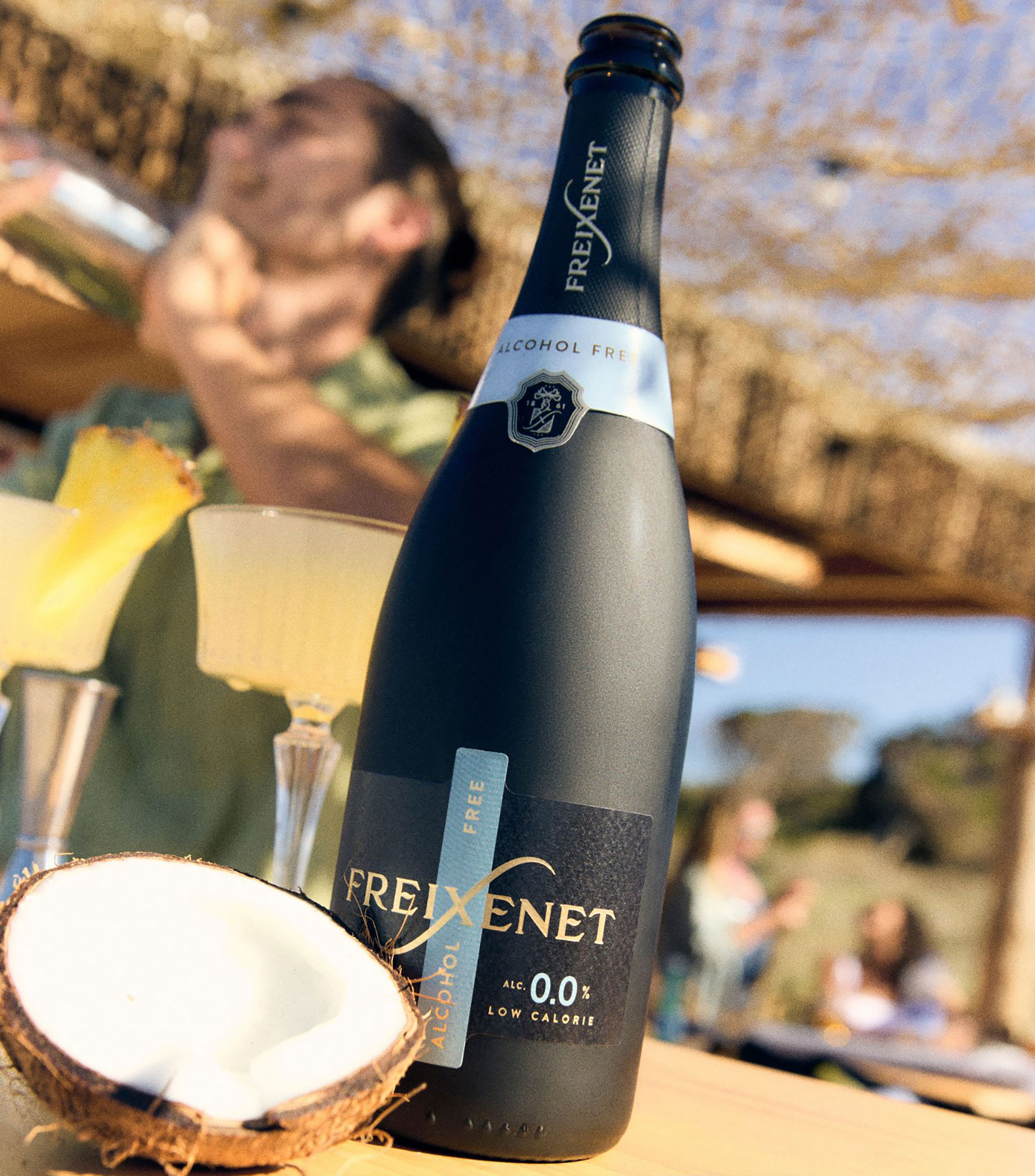 Vino Espumoso Macabeo Freixenet Cordón Negro Sin alcohol, España, 750 ml