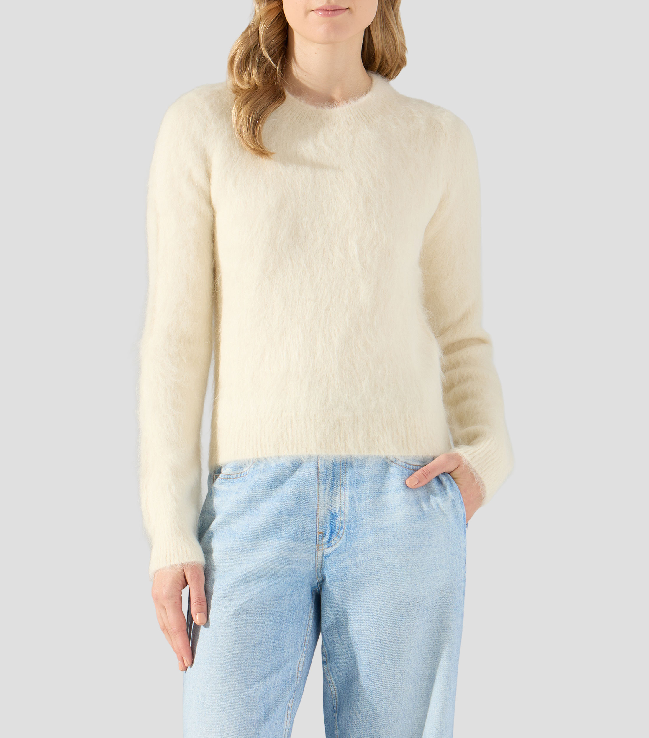 Suéter cuello redondo Mujer