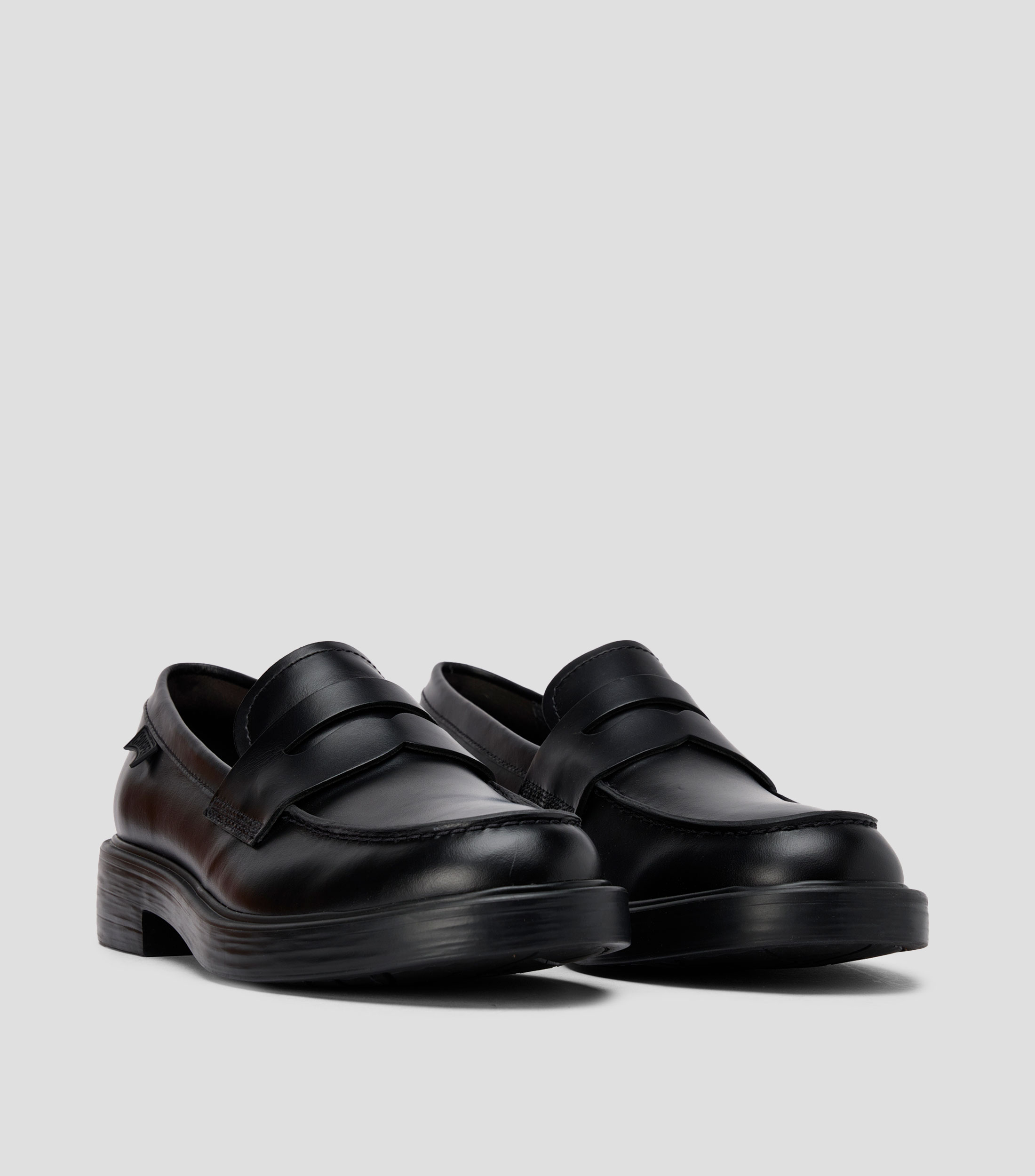 Mocasines Dean en piel con cintillo Hombre