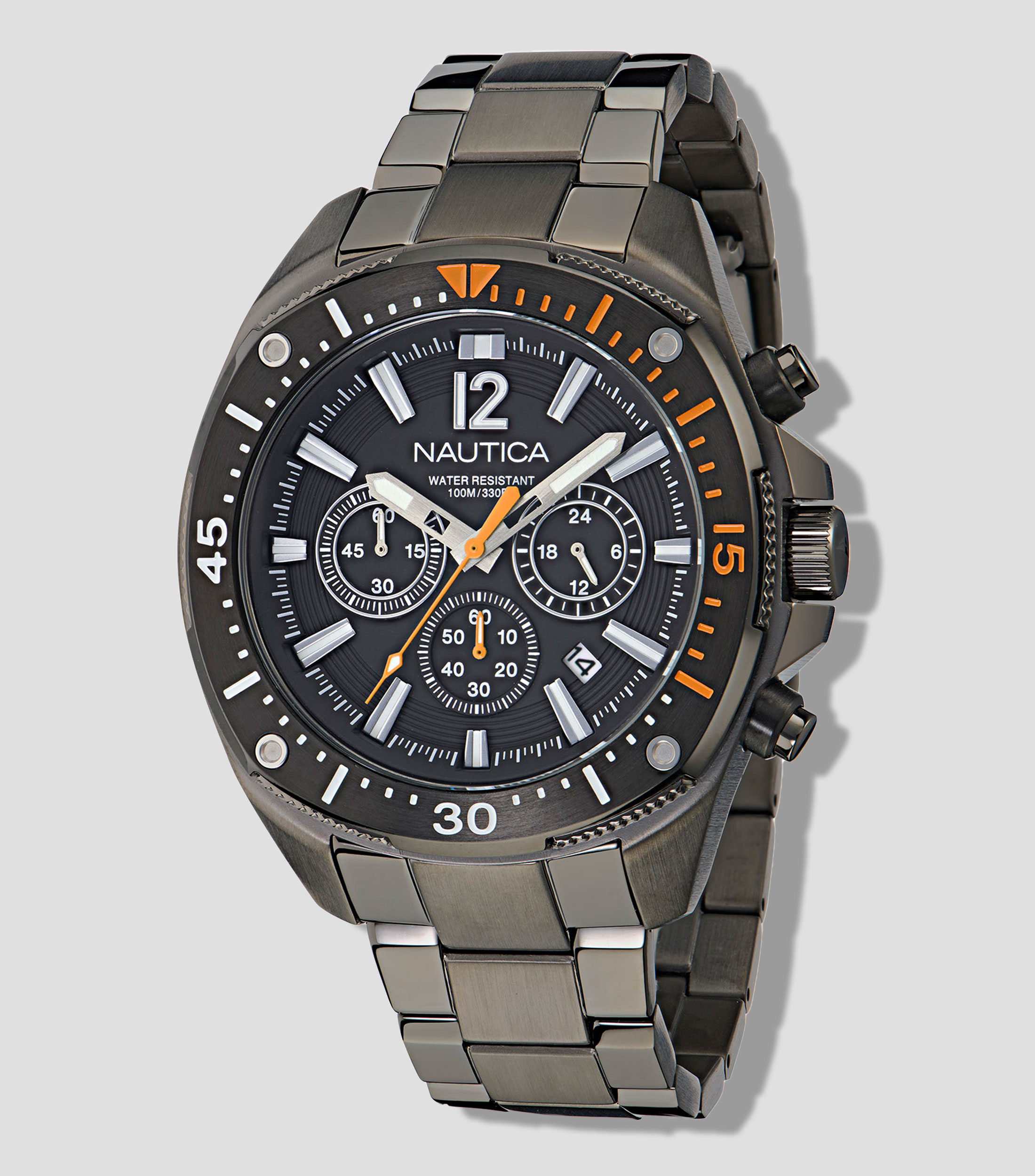 Reloj para Hombre Crono Casual Negro, Gris