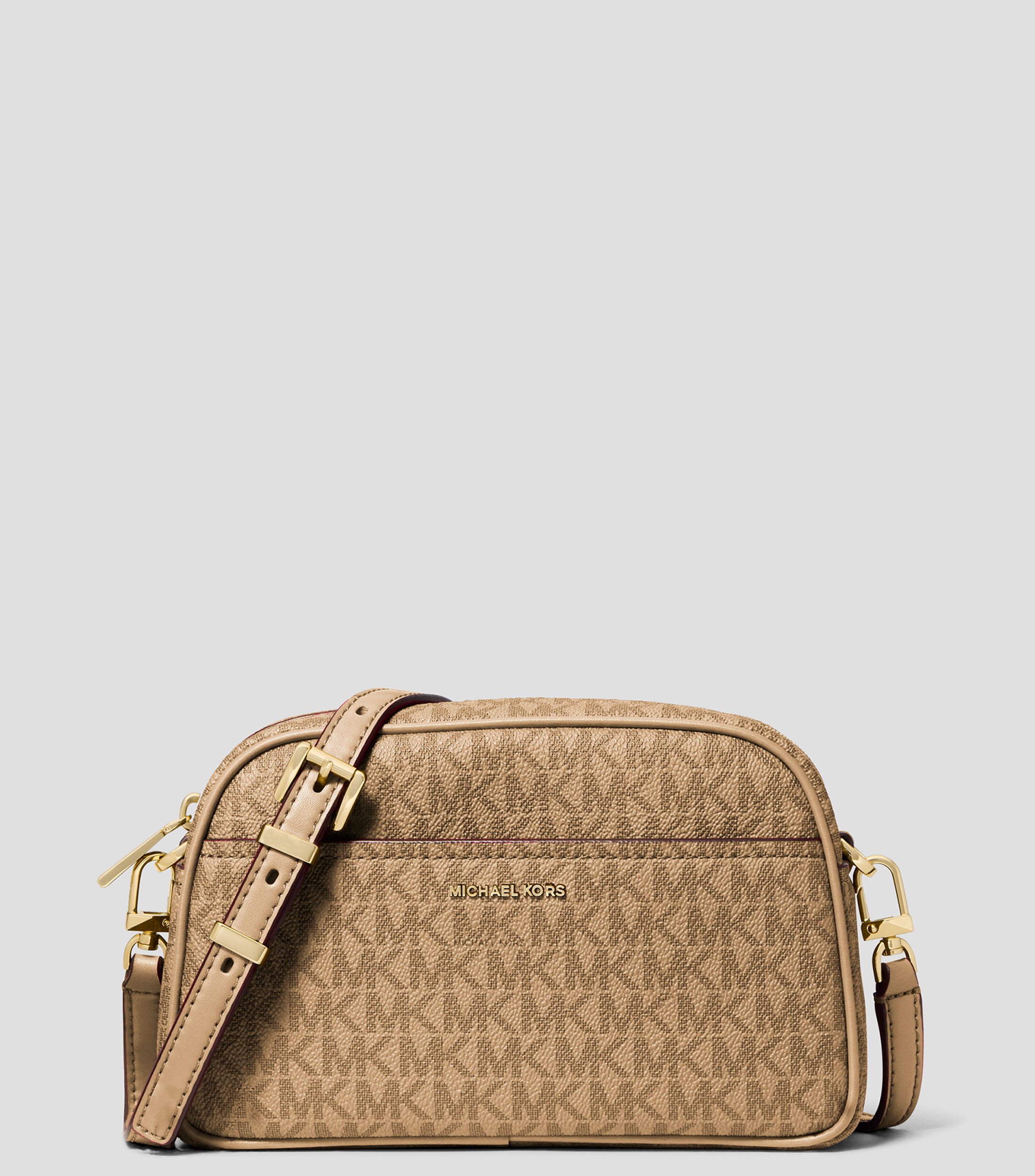 Bolsa crossbody con monogram Mujer