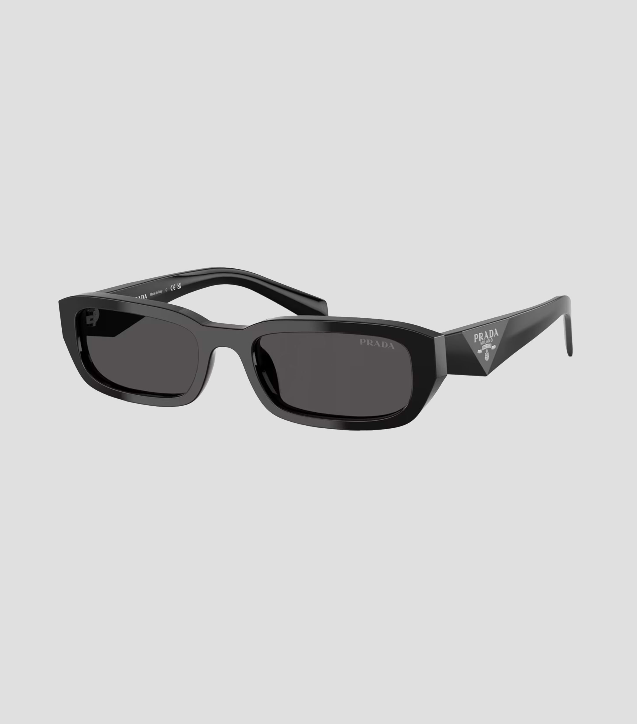 Lentes de sol rectangulares negros Unisex