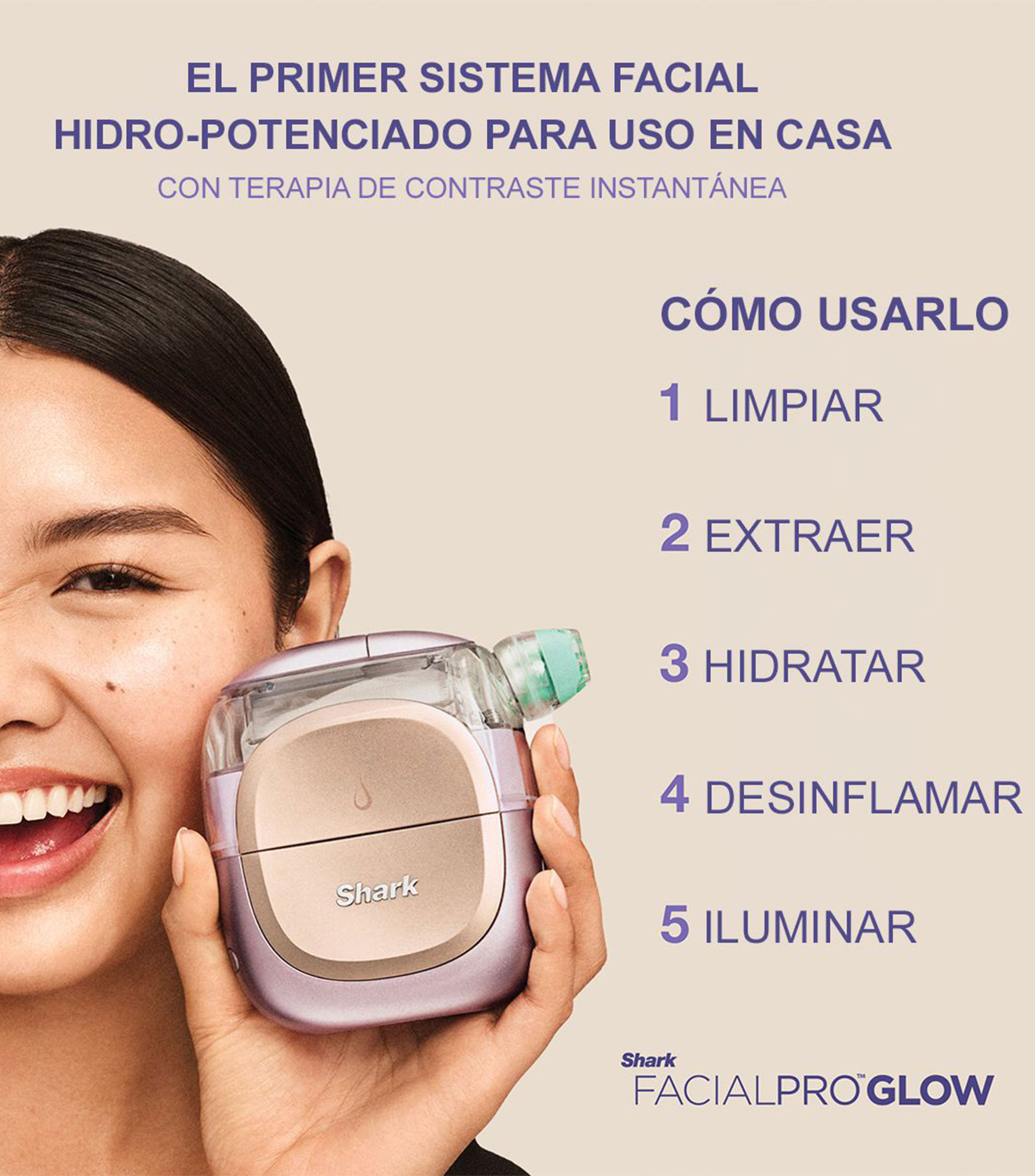 Set Tratamiento Facial Pro Glow Neg Unisex