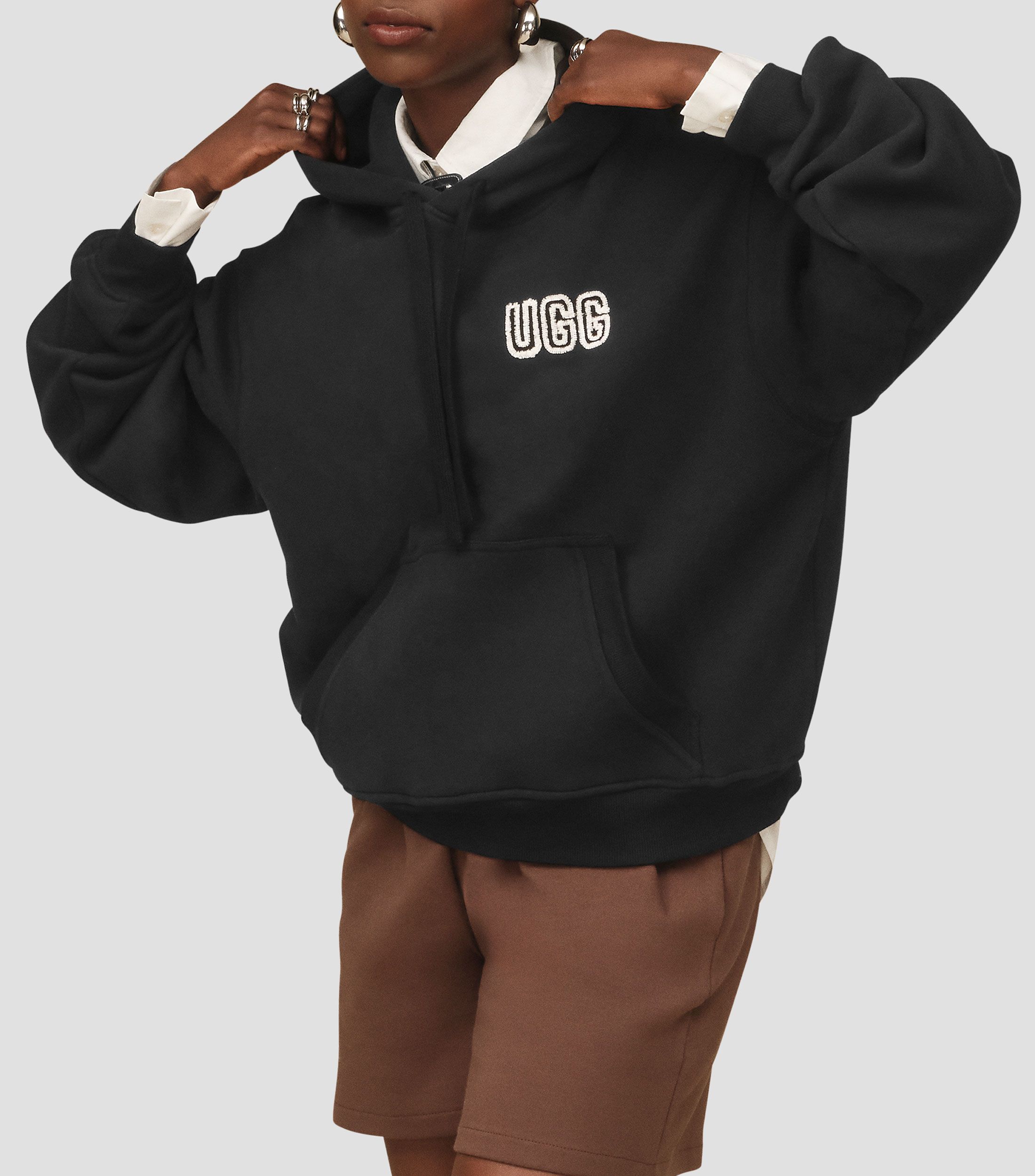 Sudadera canguro con capucha Mujer