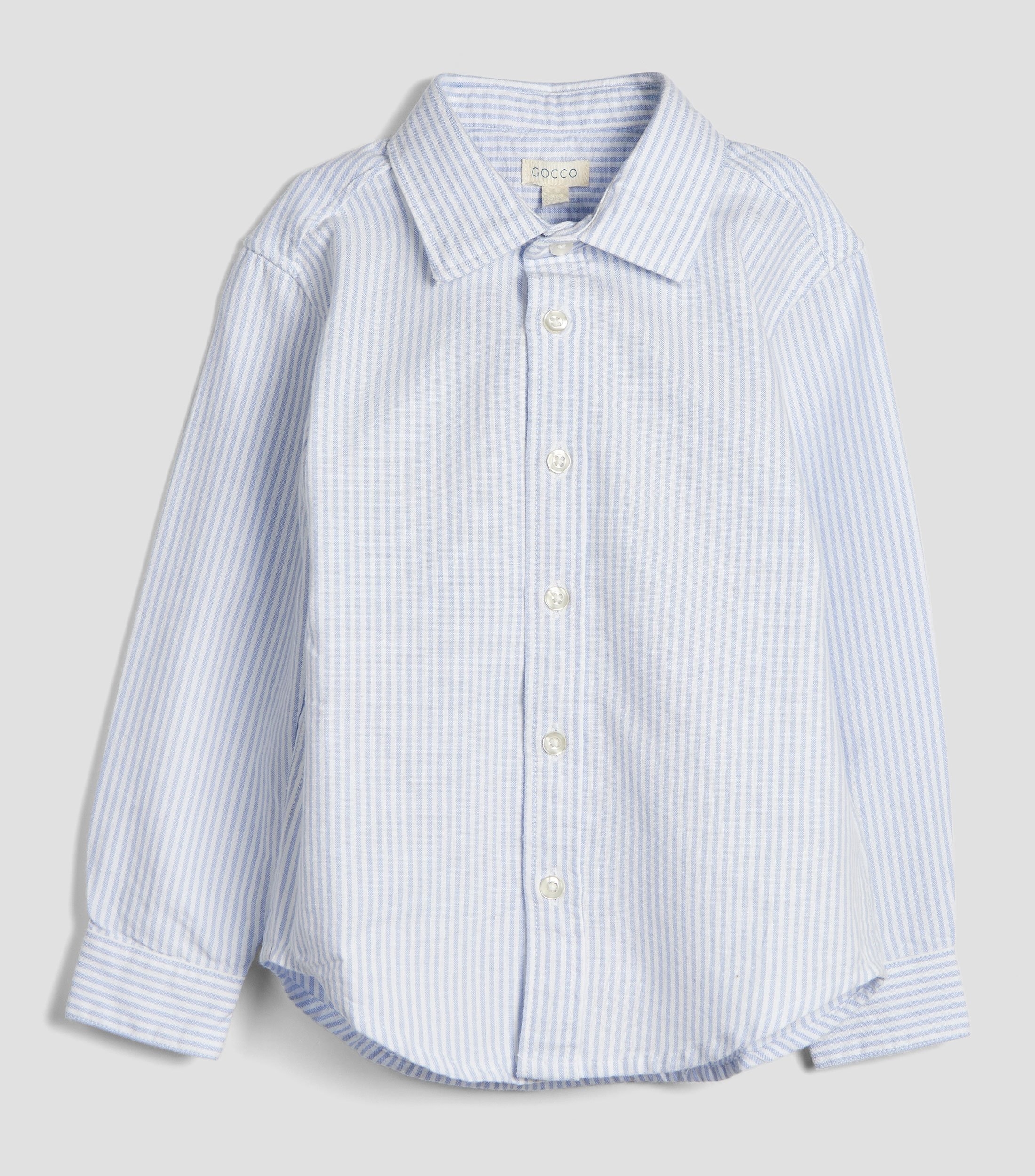 Camisa a rayas manga larga Niño