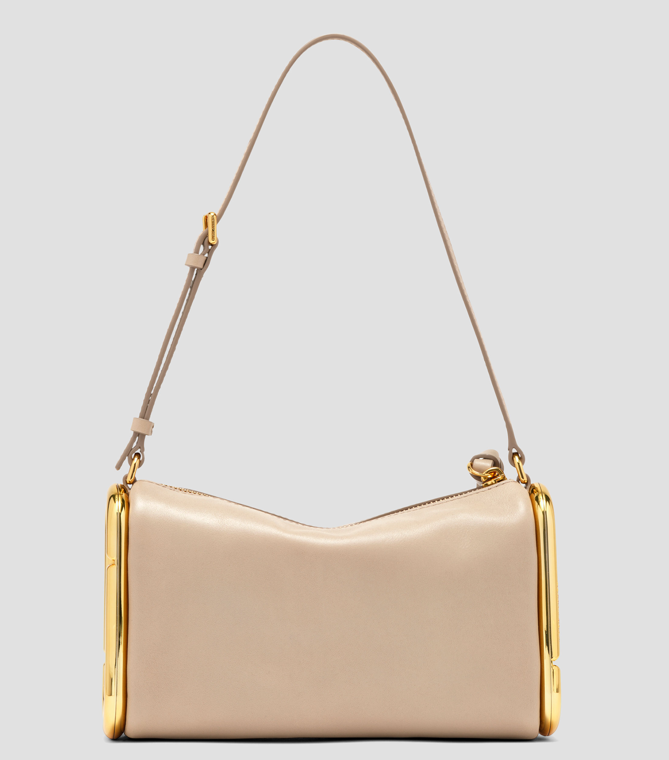 Bolsa Shoulder en piel Puffy J liso Mujer