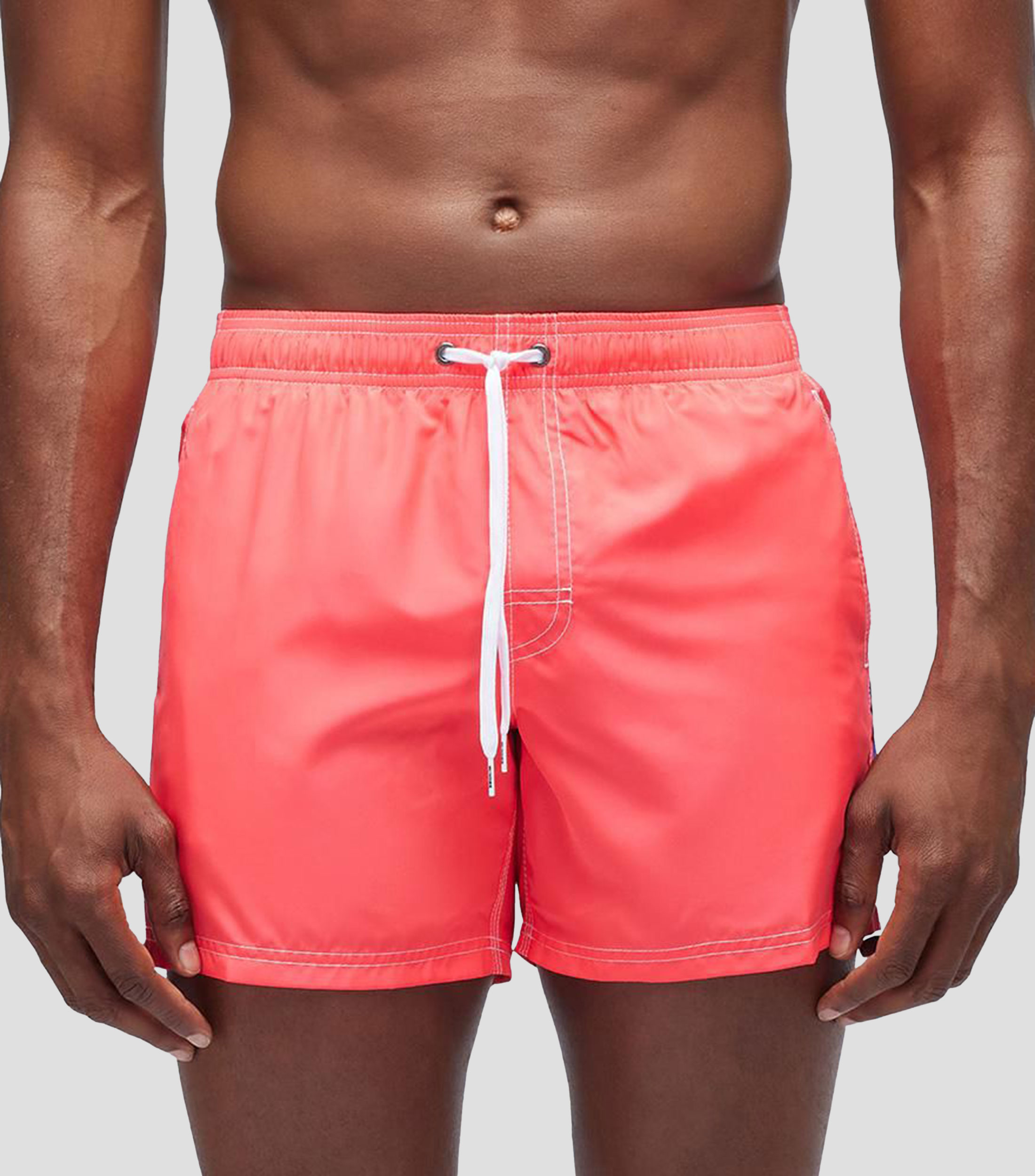 Traje de baño corto liso Hombre