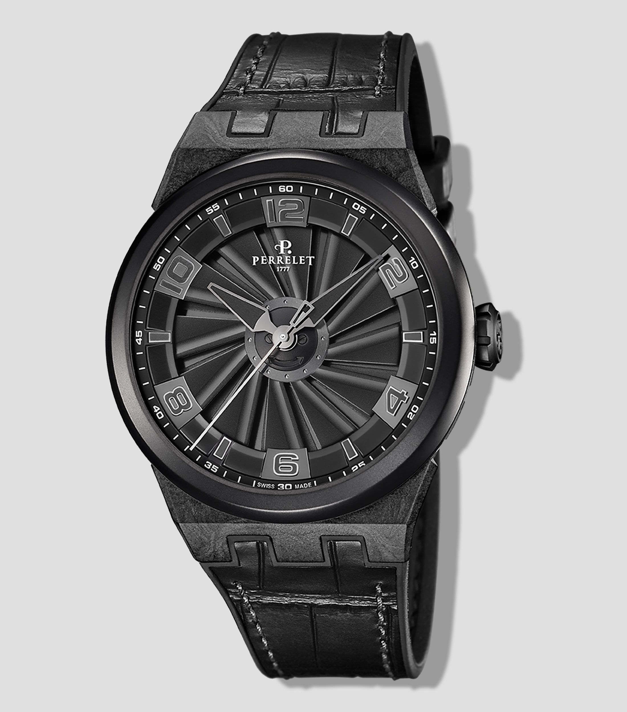 Reloj para Hombre Turbine Black Edition Casual Carbon