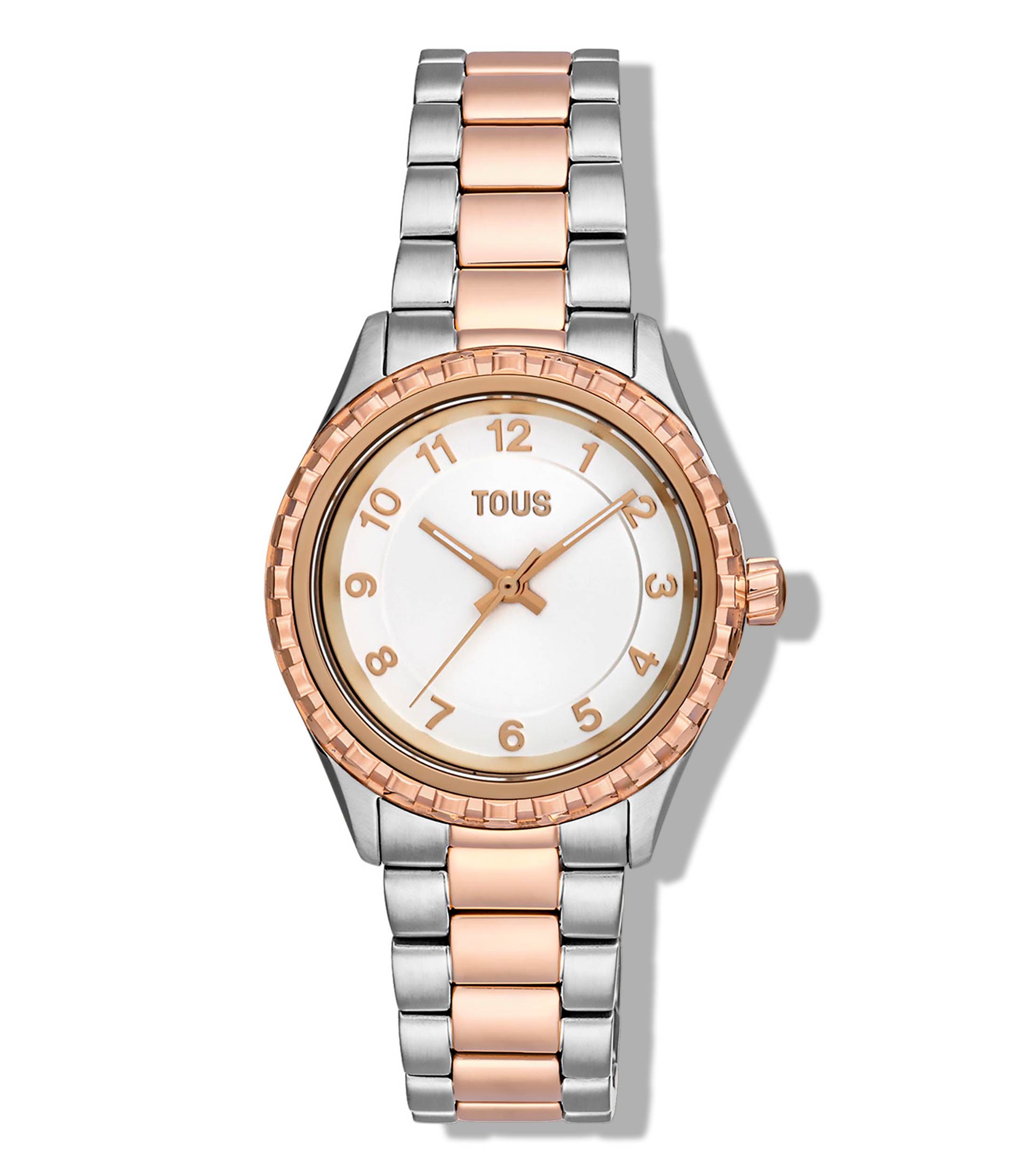 Reloj para Mujer Mini T-Bear Casual Plateado, Oro rosa