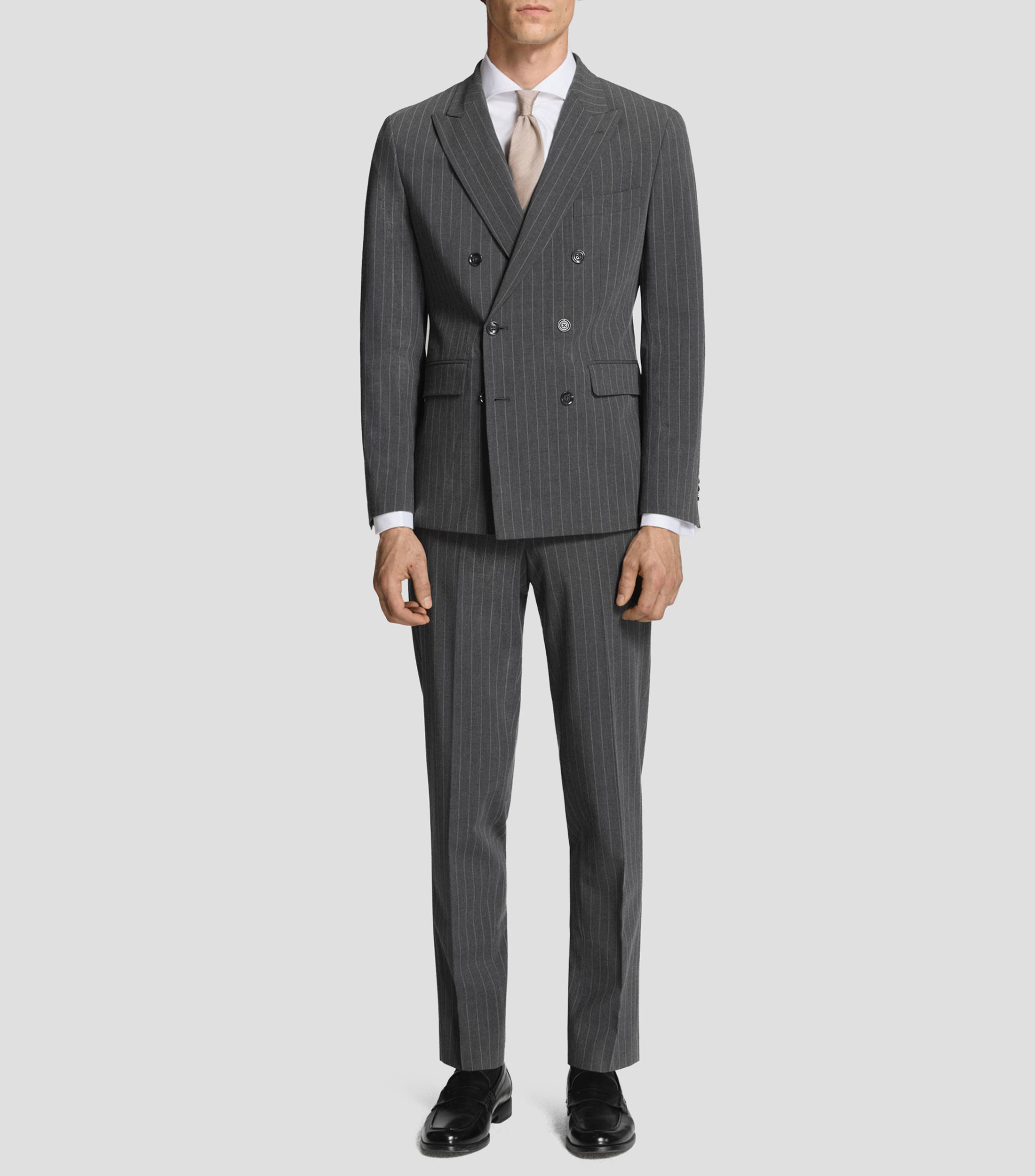 Saco con rayas Hombre