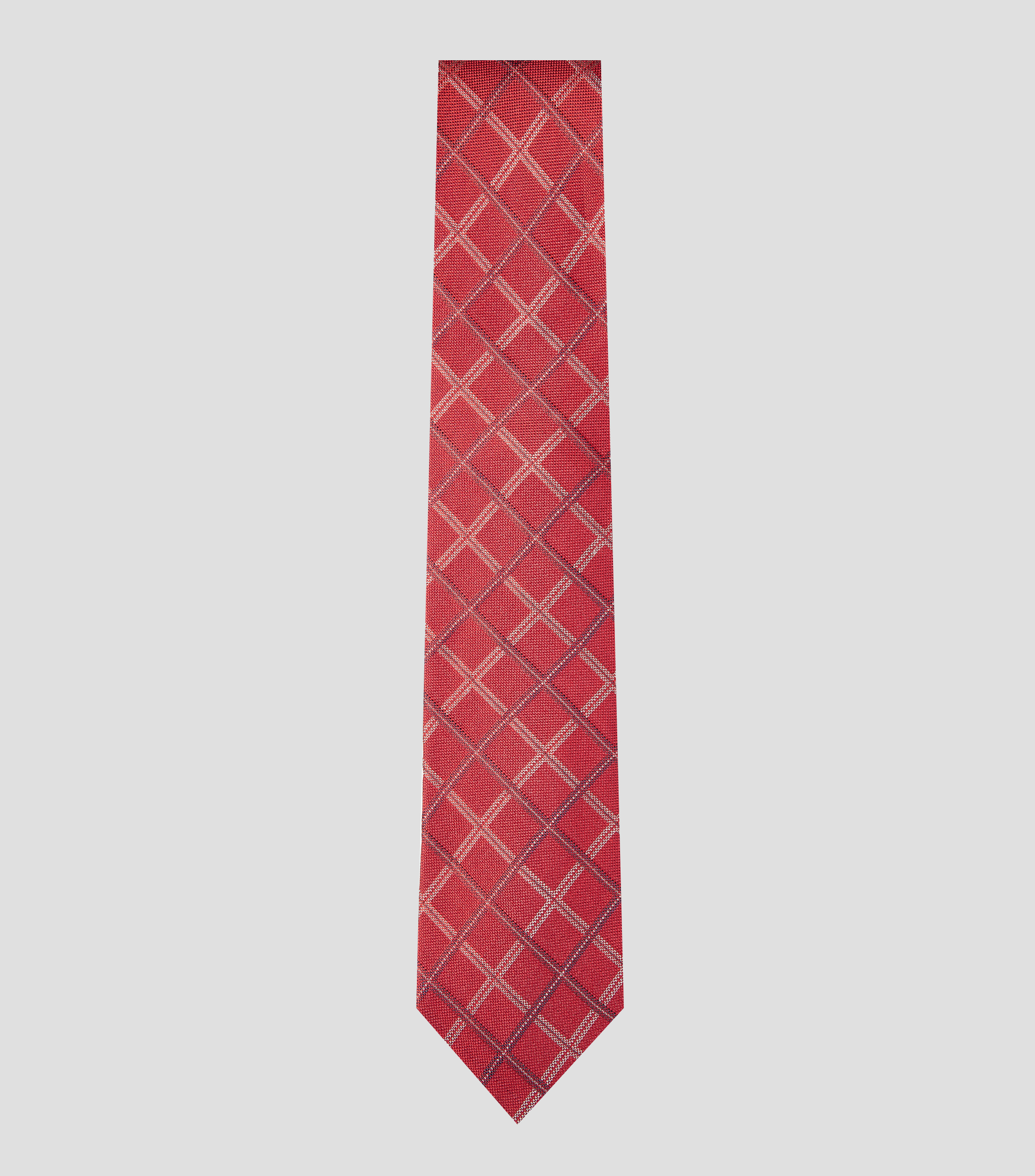 Corbata ancha con cuadros