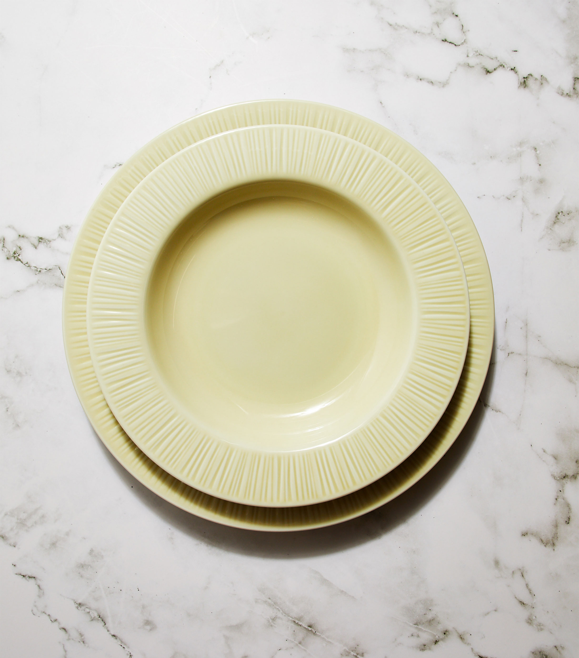Plato para Sopa Conifere Amarillo