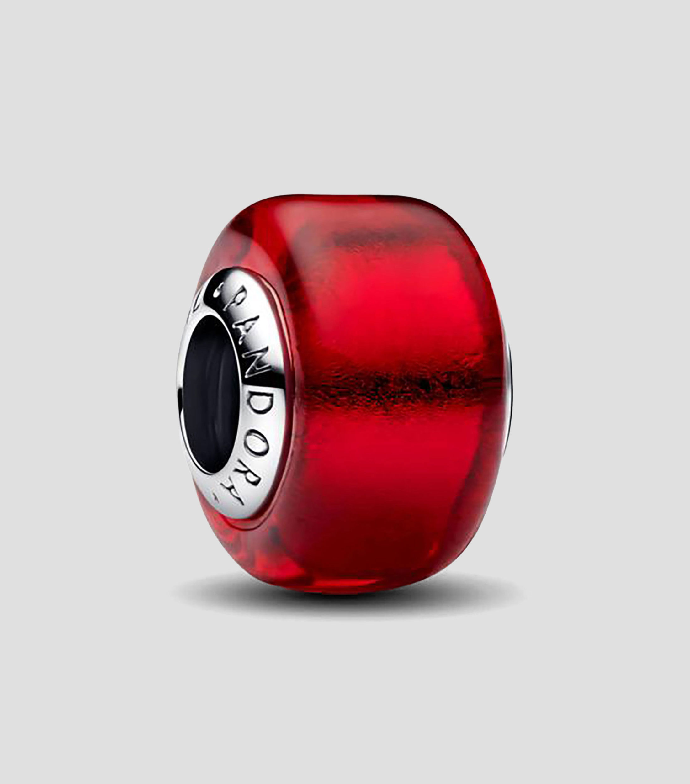 Charm en plata .925 con cristal Murano Mujer