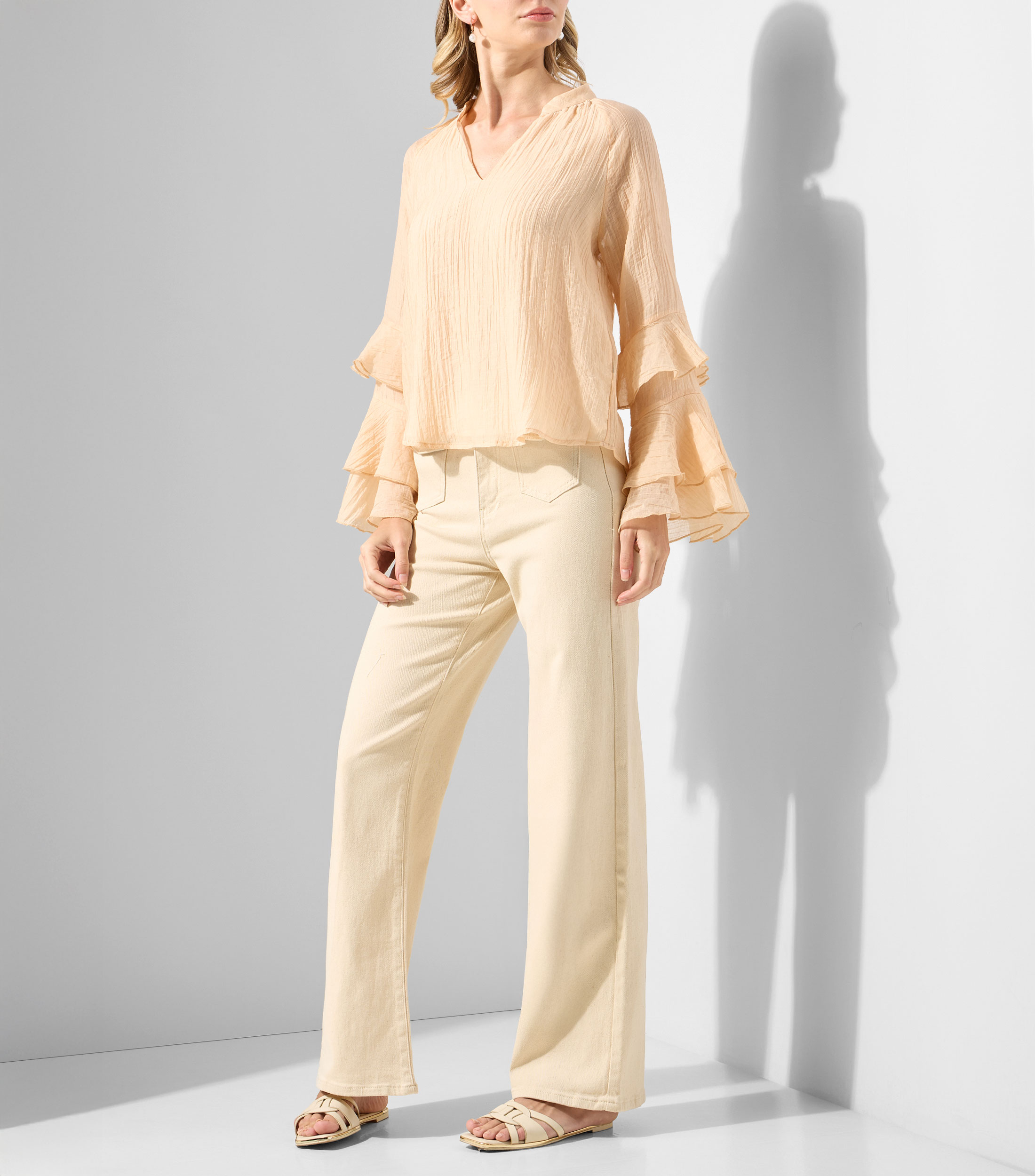 Jeans acampanado Mujer