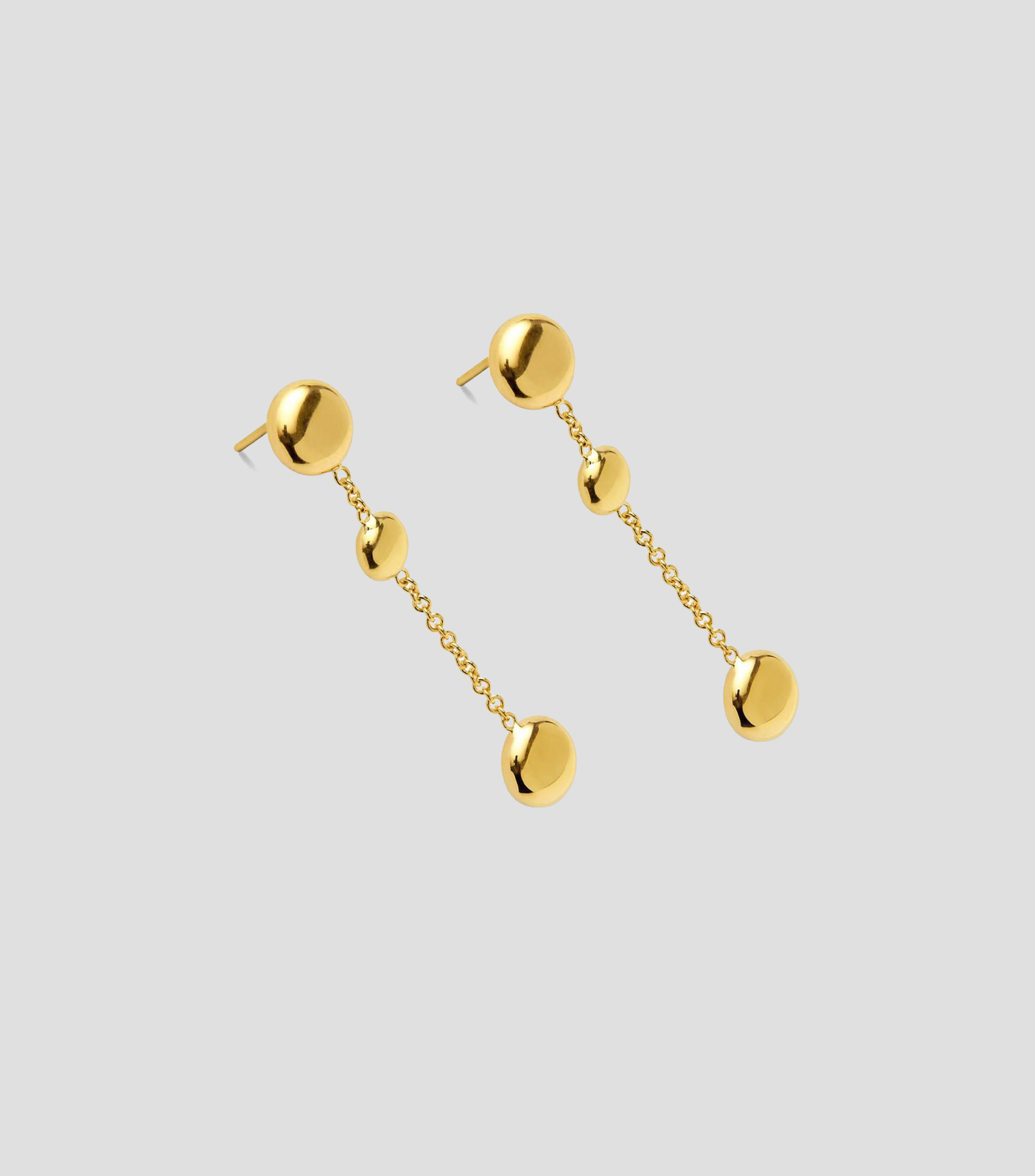 Aretes en Oro amarillo de 18 Kilates Mujer