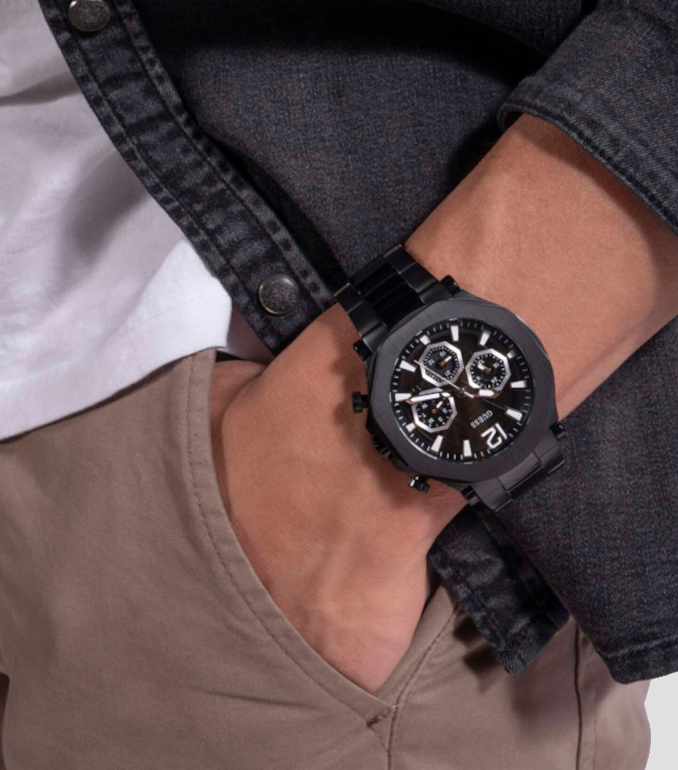 Reloj para hombre Edge De vestir Negro