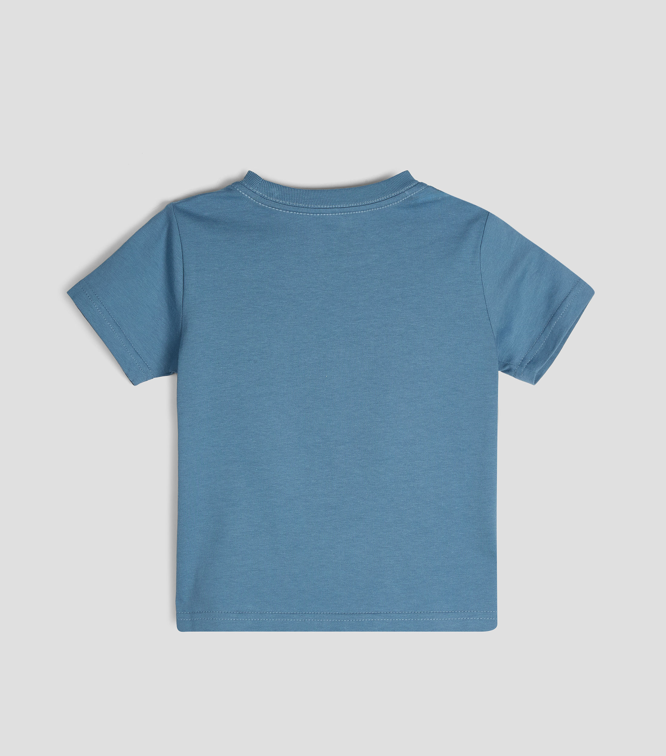 Playera cuello redondo manga corta sólida Bebé