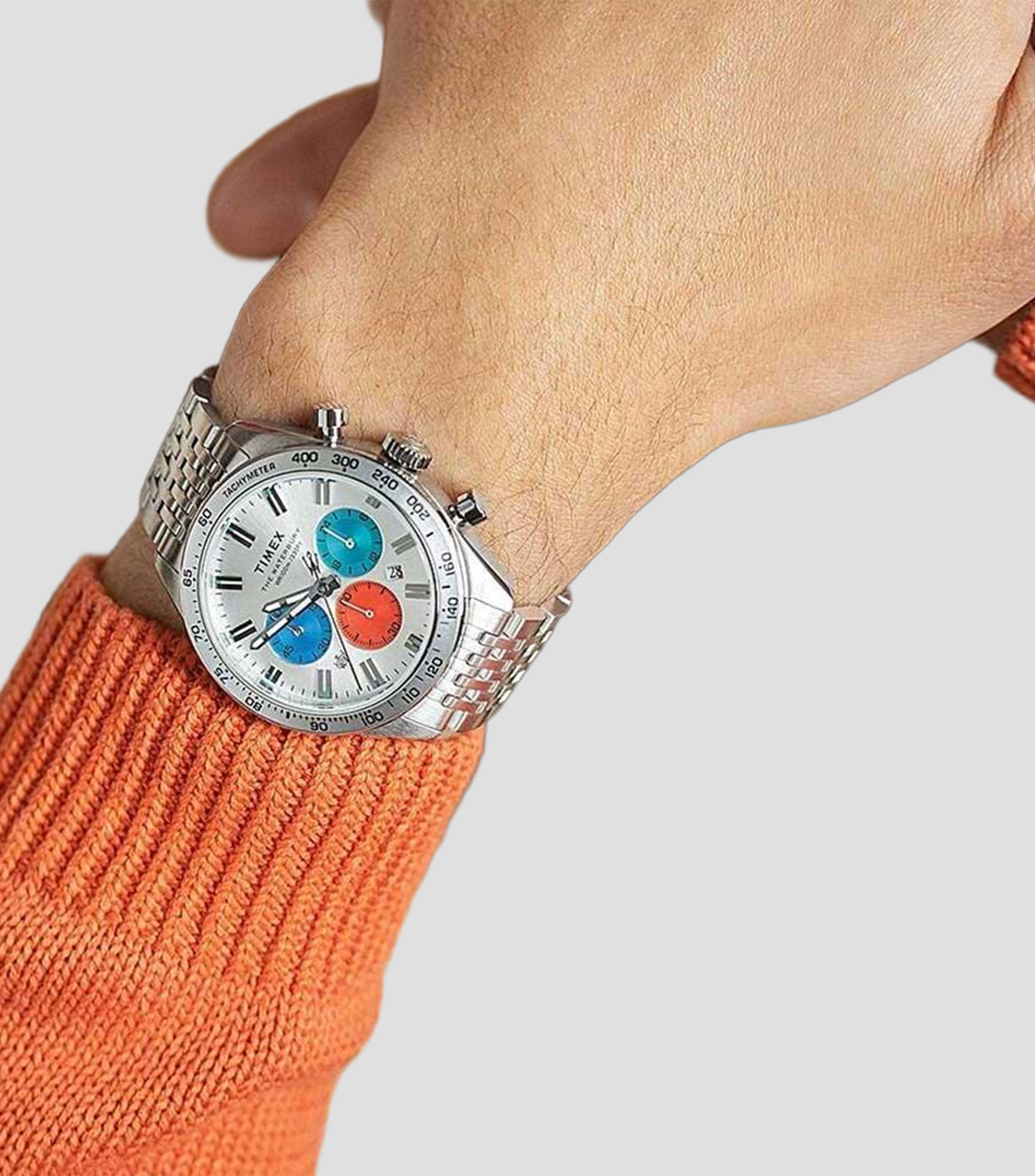 Reloj para hombre Waterbury casual, plateado