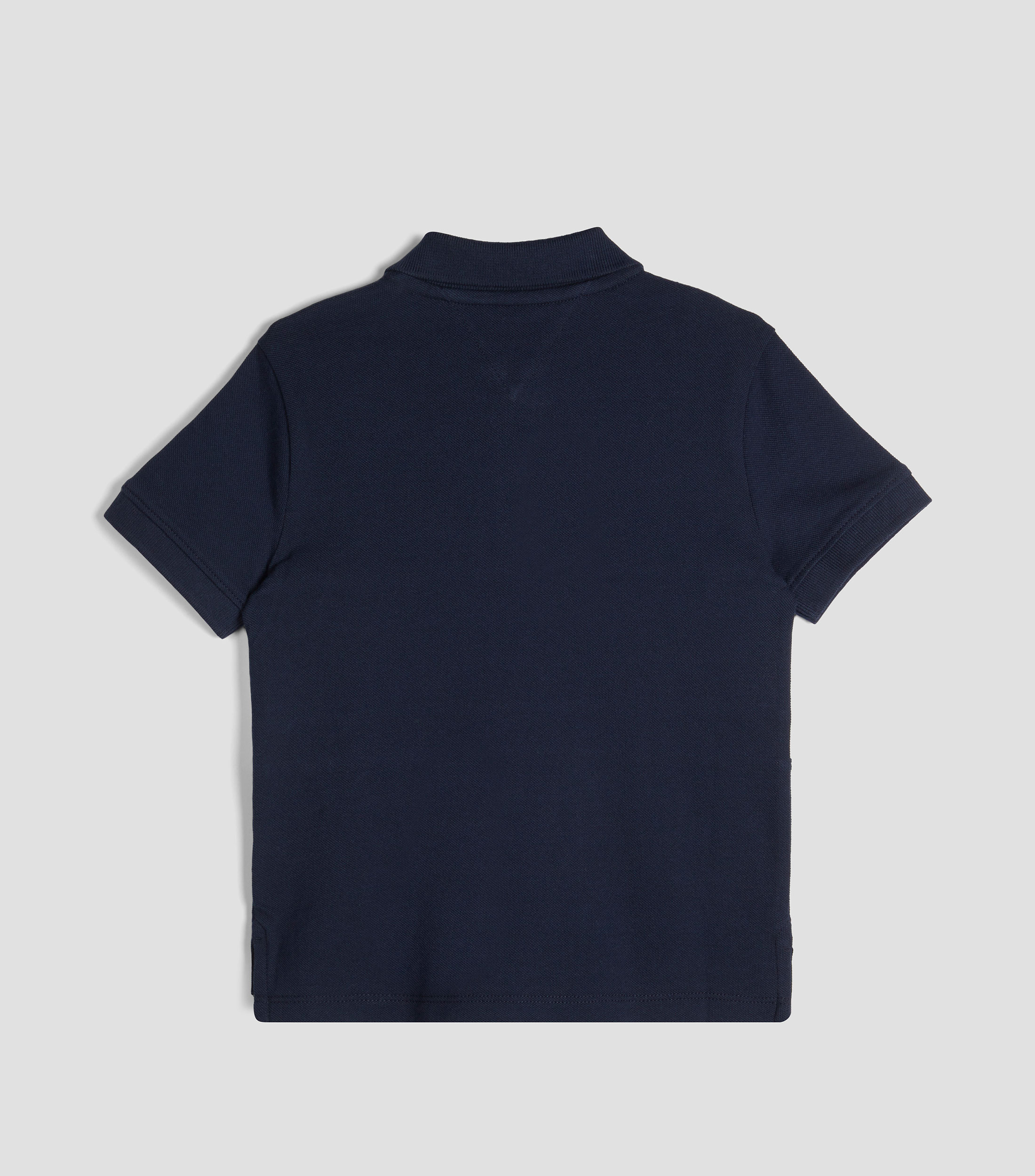 Playera cuello tipo polo manga corta con franjas Niño