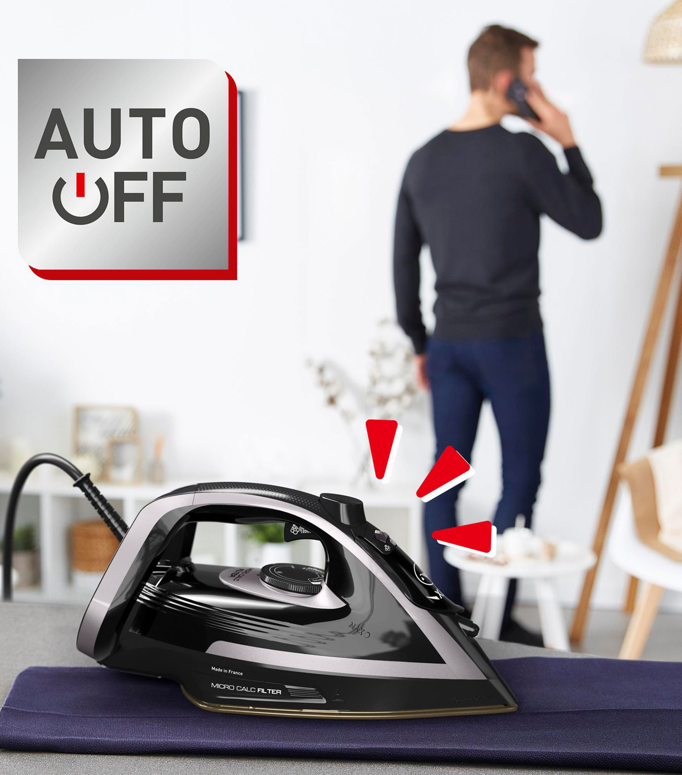 Plancha de Vapor Puregliss Black Silver