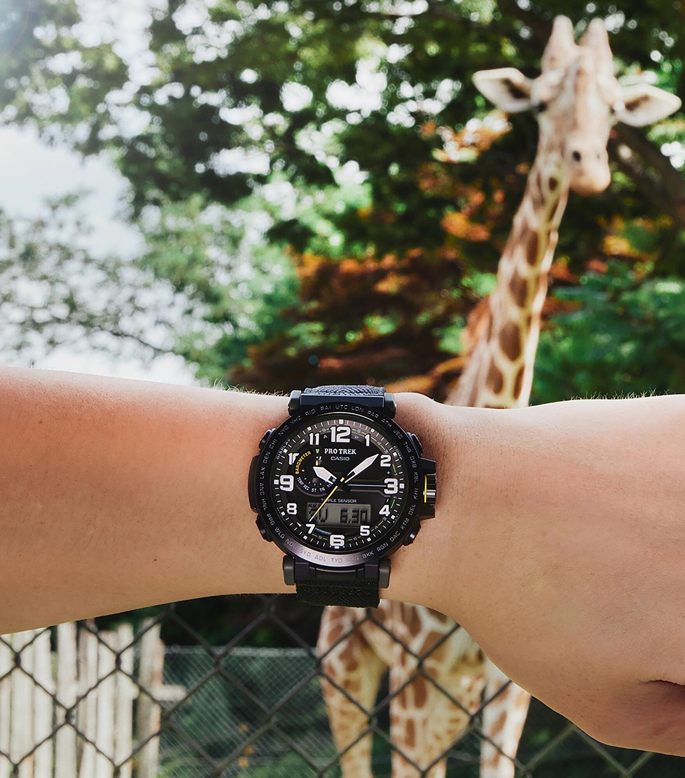 Reloj para Hombre Pro Trek deportivo negro