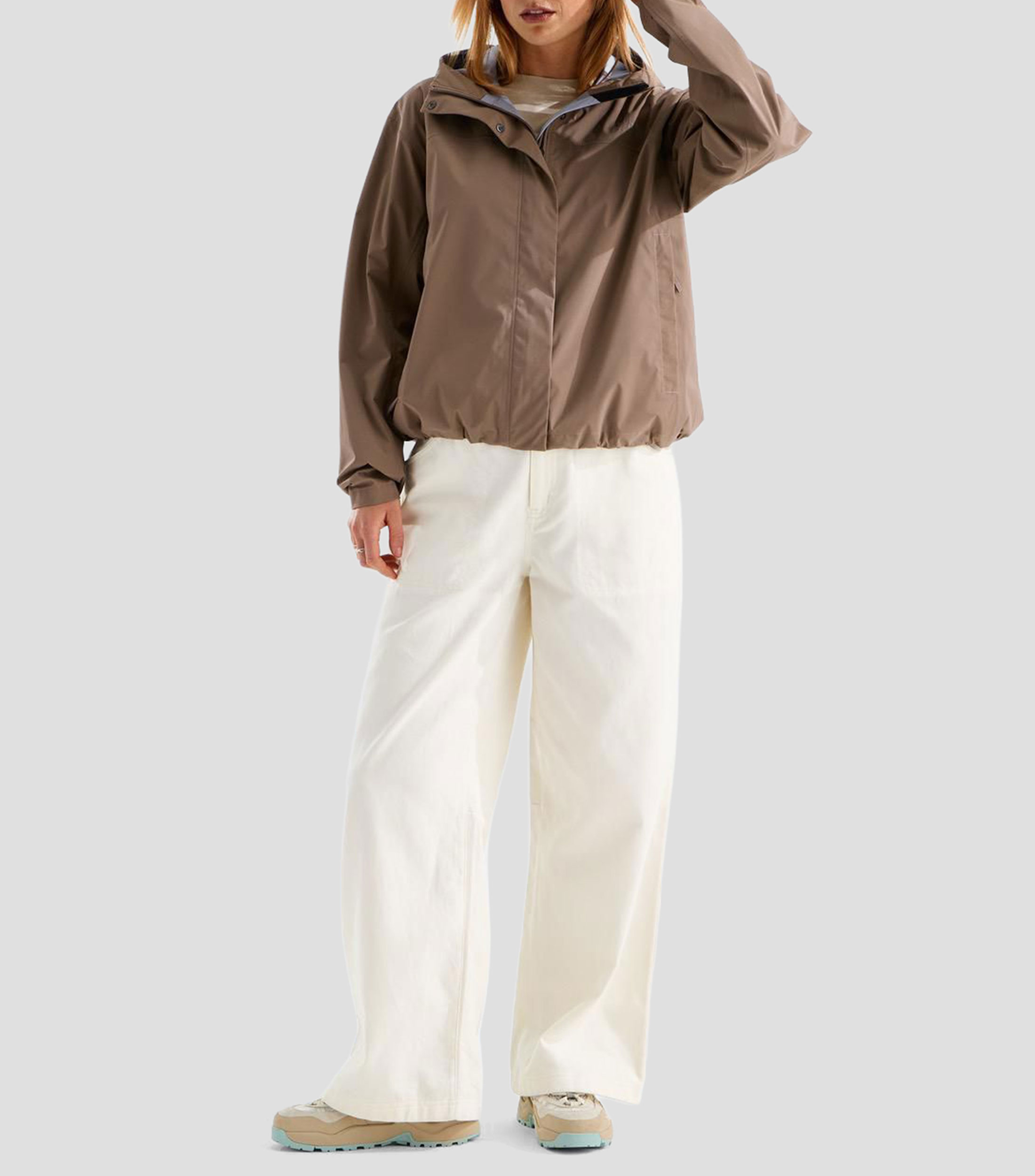 Chamarra impermeable W Voyage Rain 3L con capucha Mujer