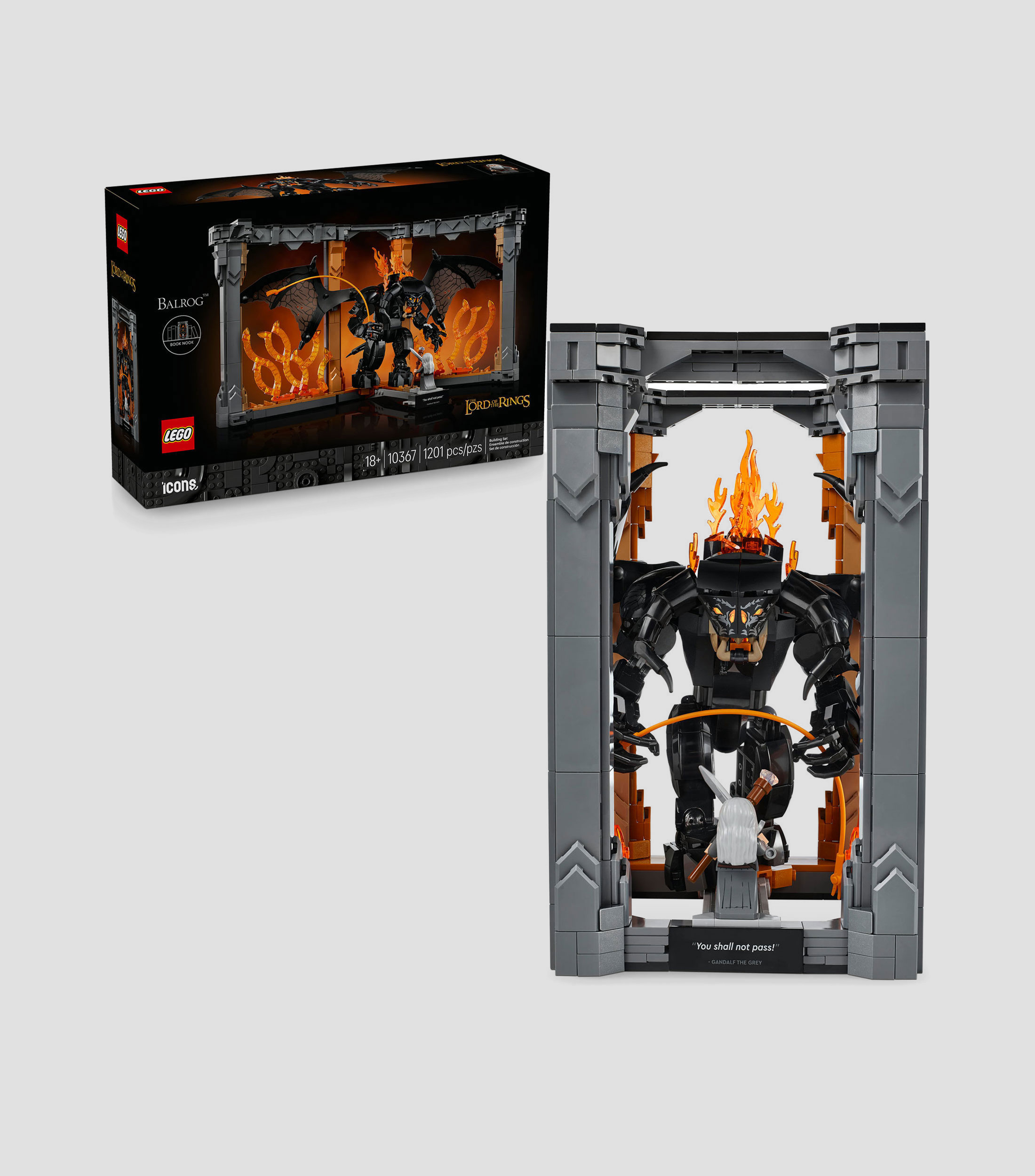 Lego Icons Rincón entre Libros El Señor de los Anillos Balrog 10367