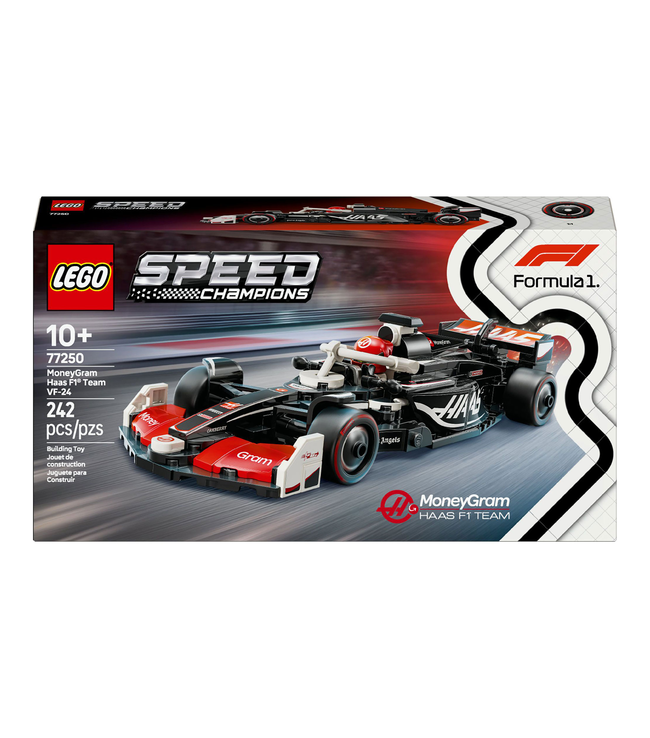 Lego Speed Champions, Auto de Carreras MoneyGram Haas F1 Team VF-24 77250