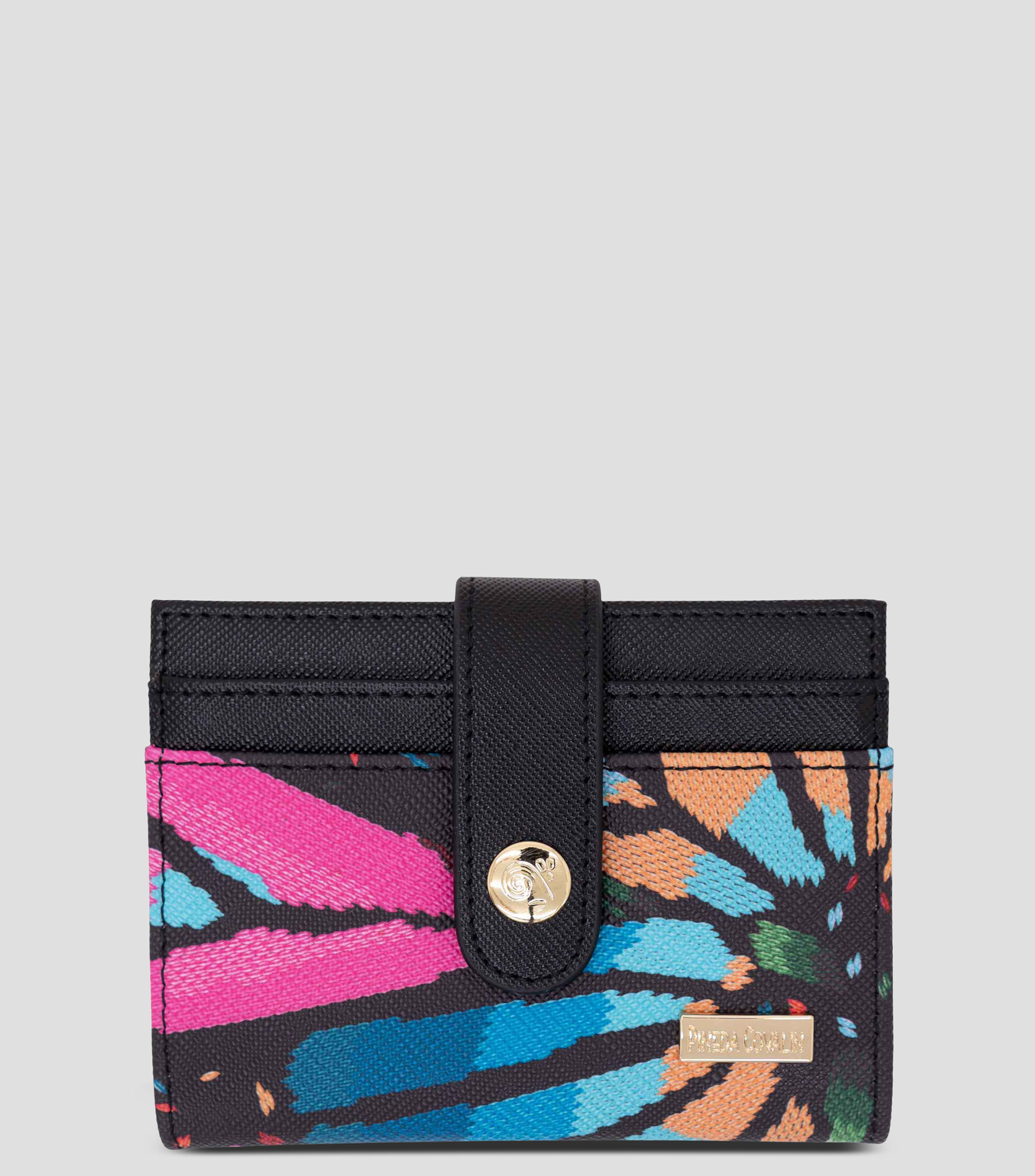 Tarjetero multicolor Mariposa estampado Mujer
