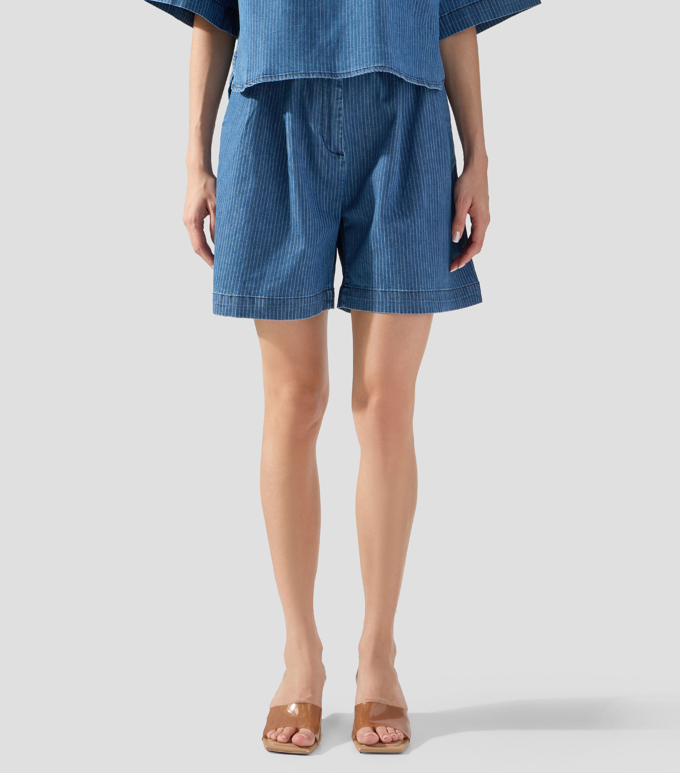 Short de rayas Mujer