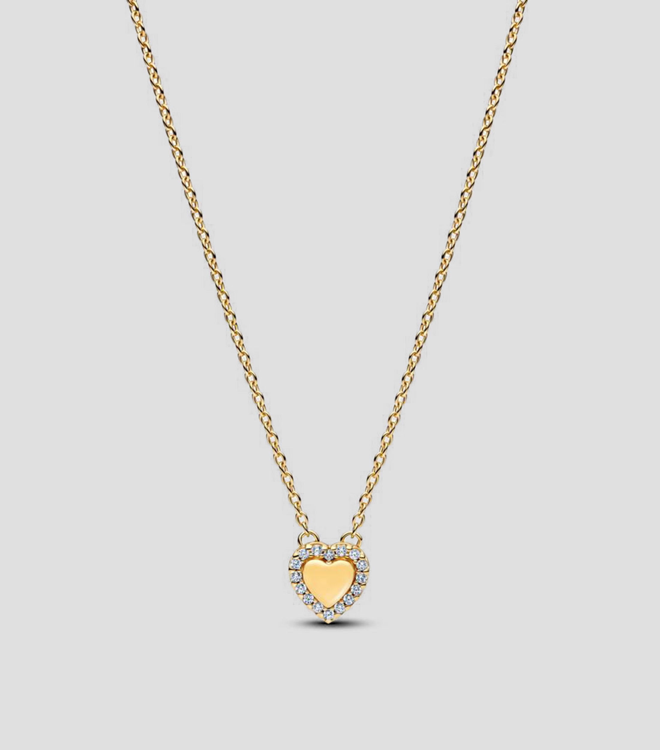 Collar en plata Engravable Heart Mujer