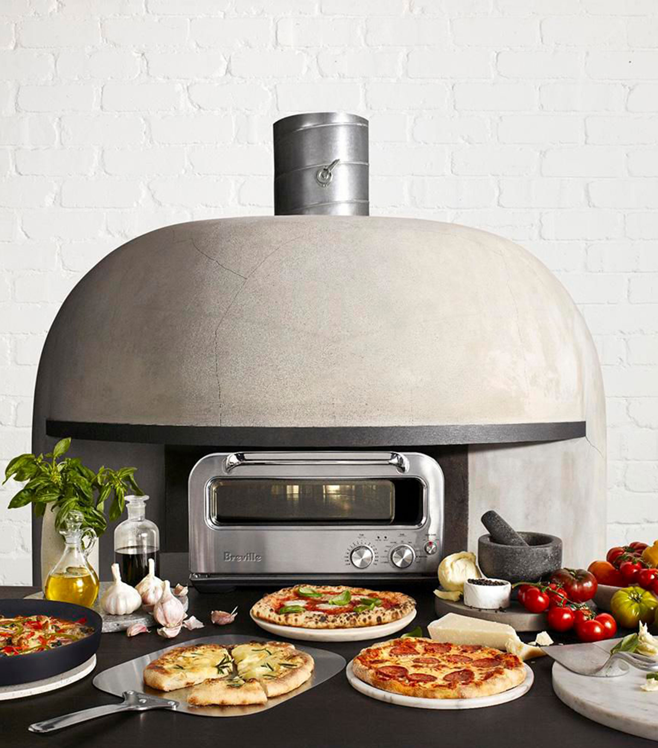 Horno eléctrico the Smart Oven Pizzaiolo en acero inoxidable