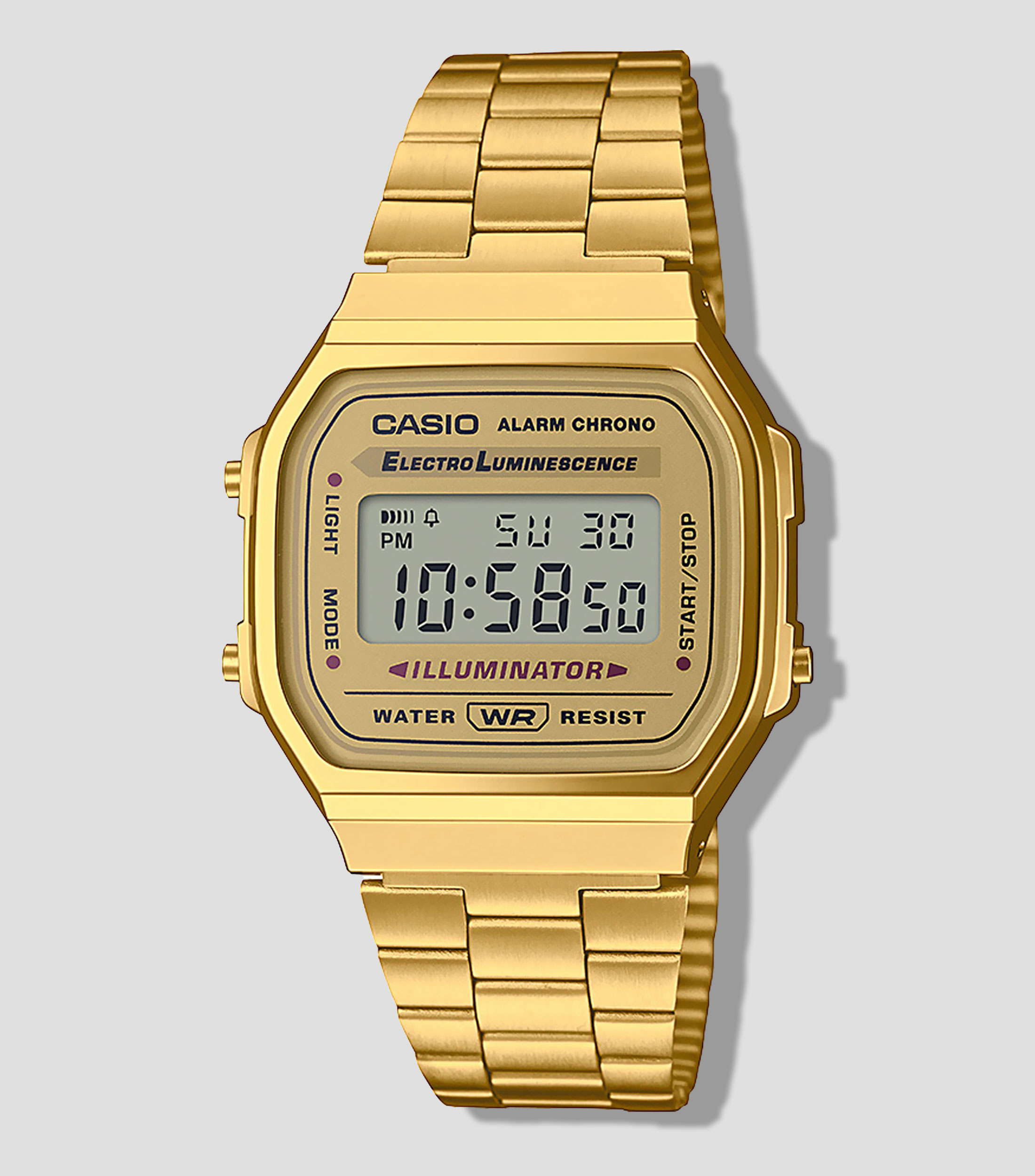 Reloj Unisex Vintage Casual Dorado