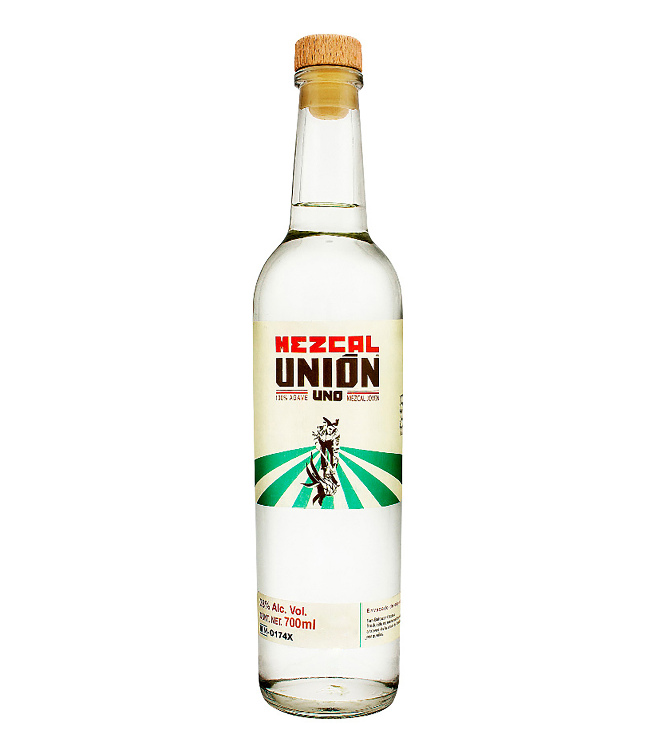 Mezcal Unión Uno Joven Espadín y Cirial, 700 ml