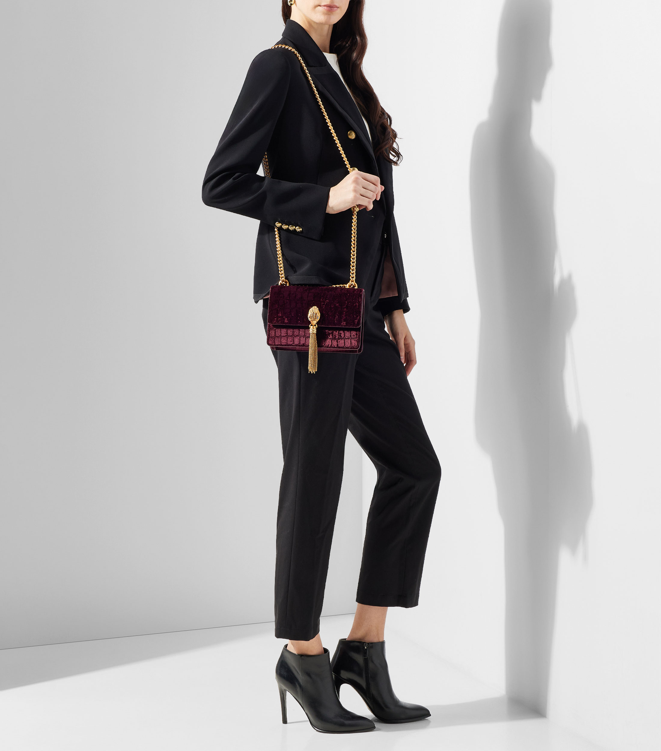 Bolsa crossbody Shoreditch con animal skin Mujer