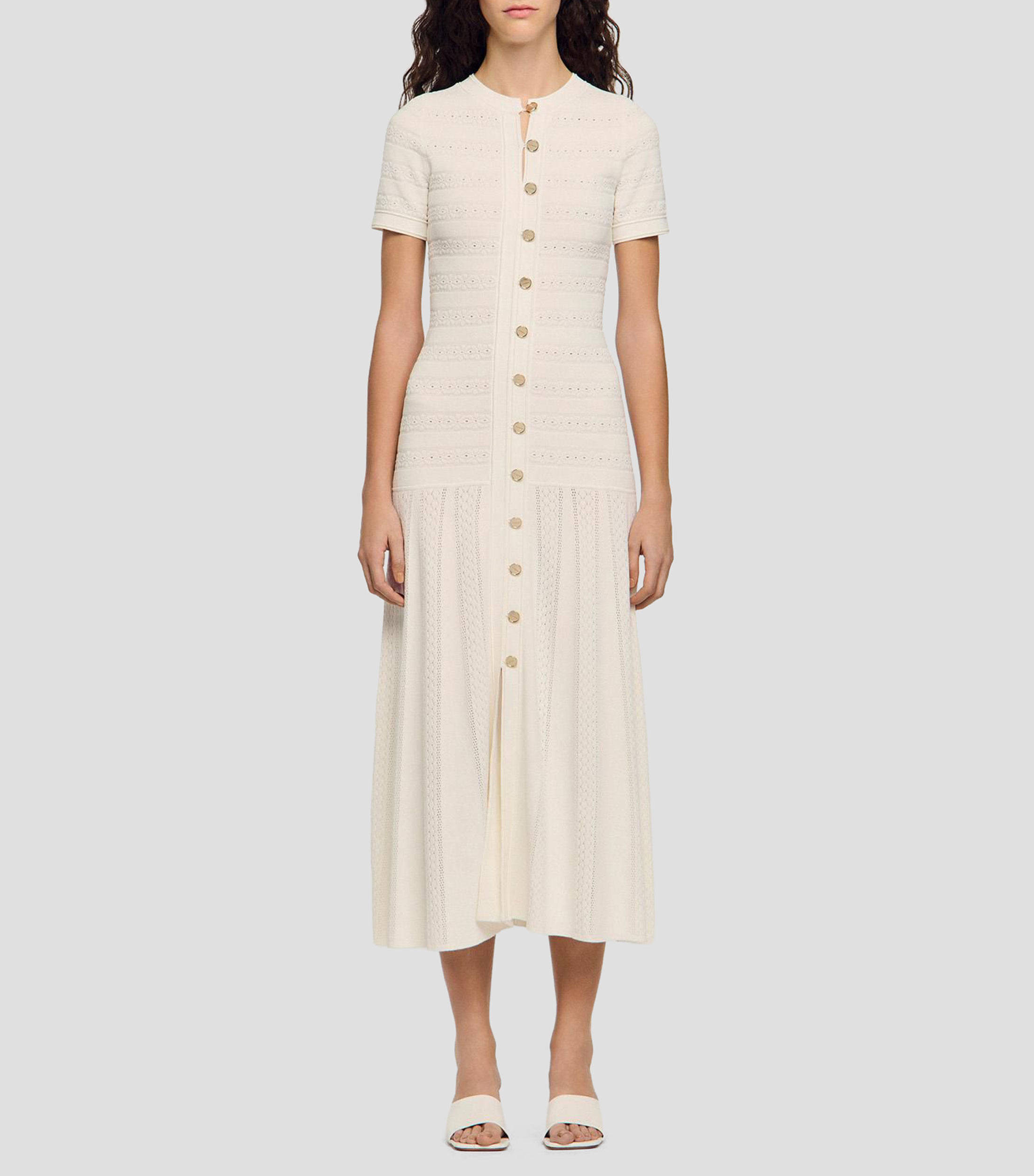 Vestido Largo Liso Mujer