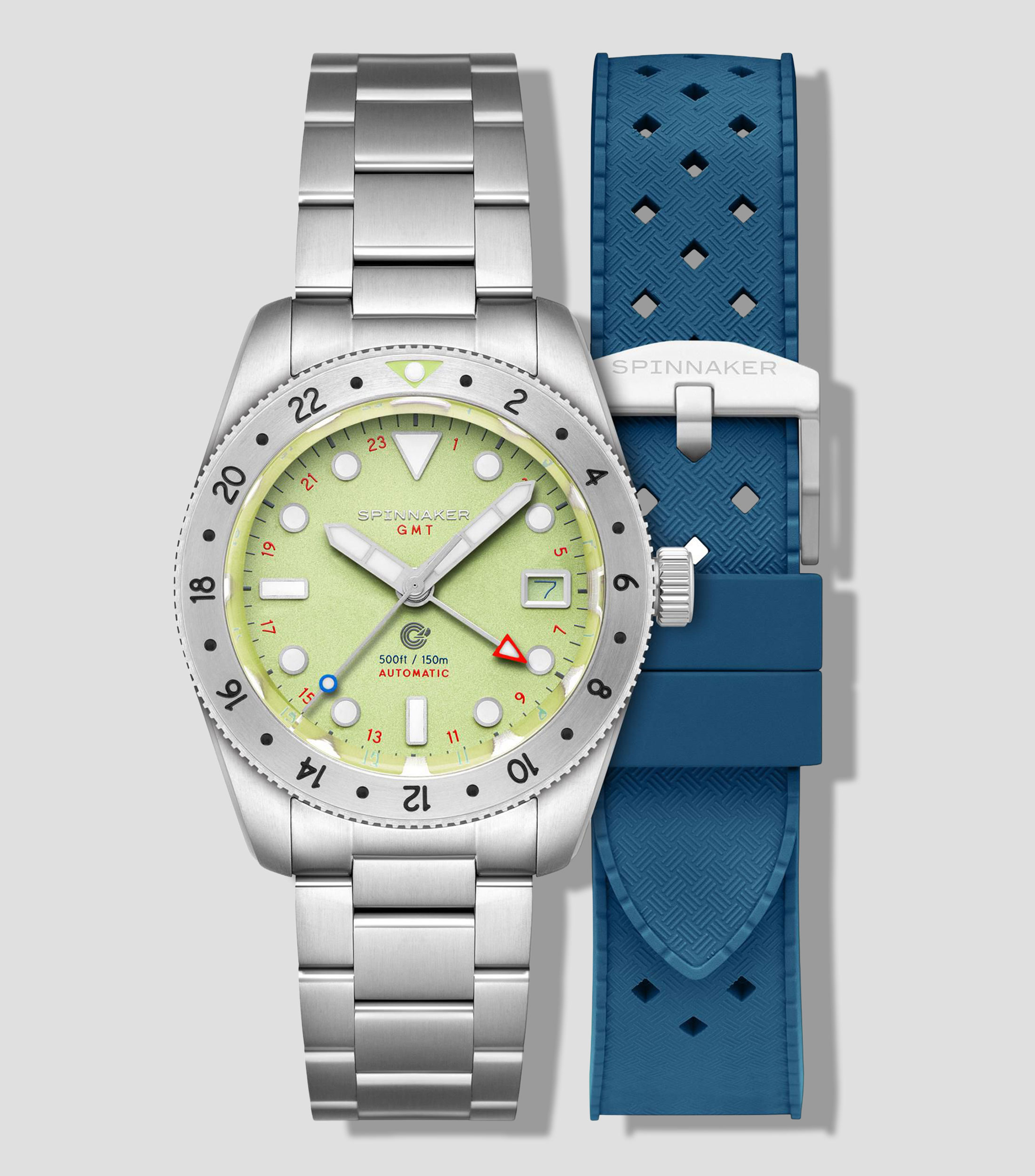 Reloj para hombre Croft 39 GMT Casual Plateado