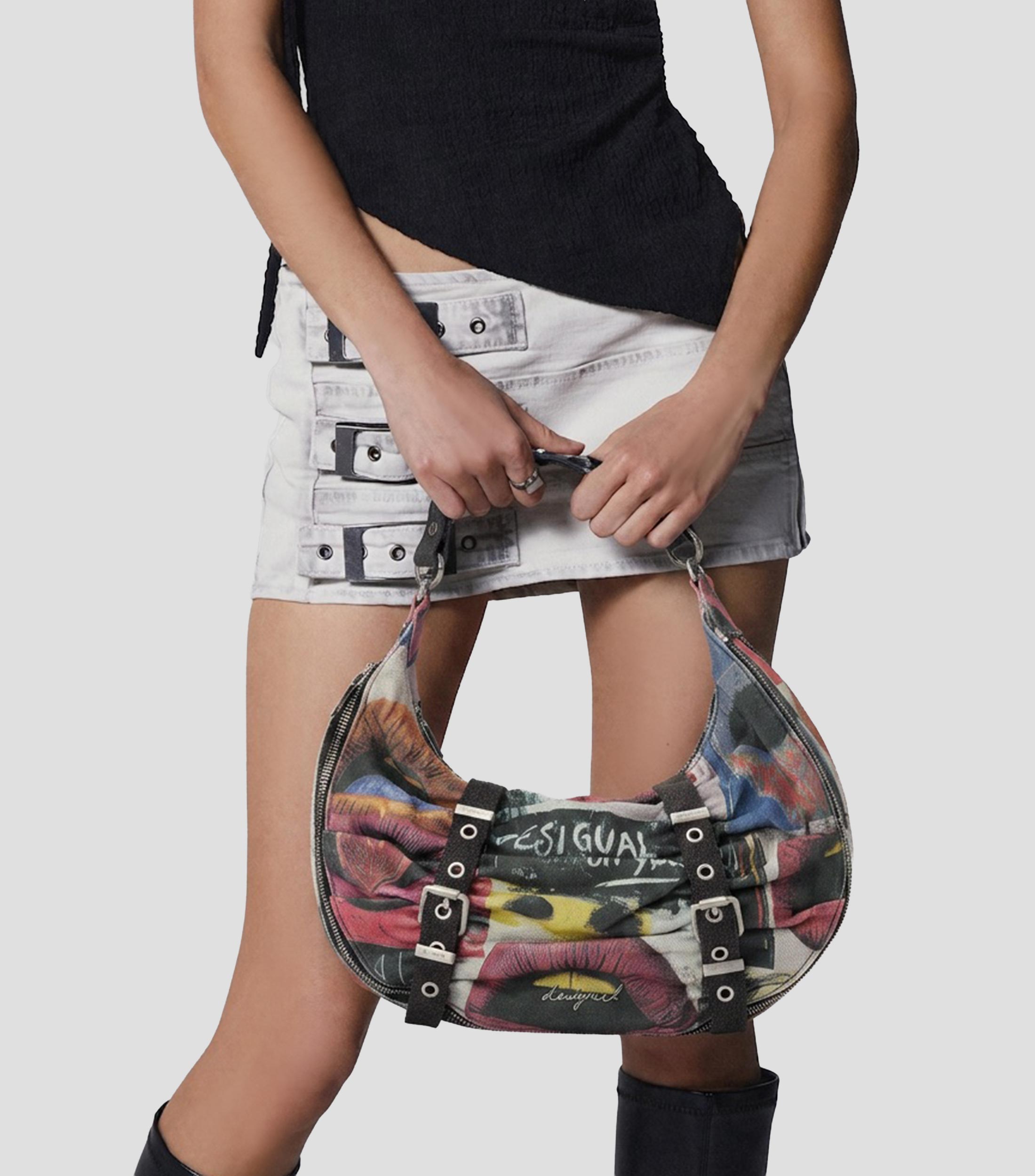 Bolsa Shoulder Graffiato con estampado Mujer