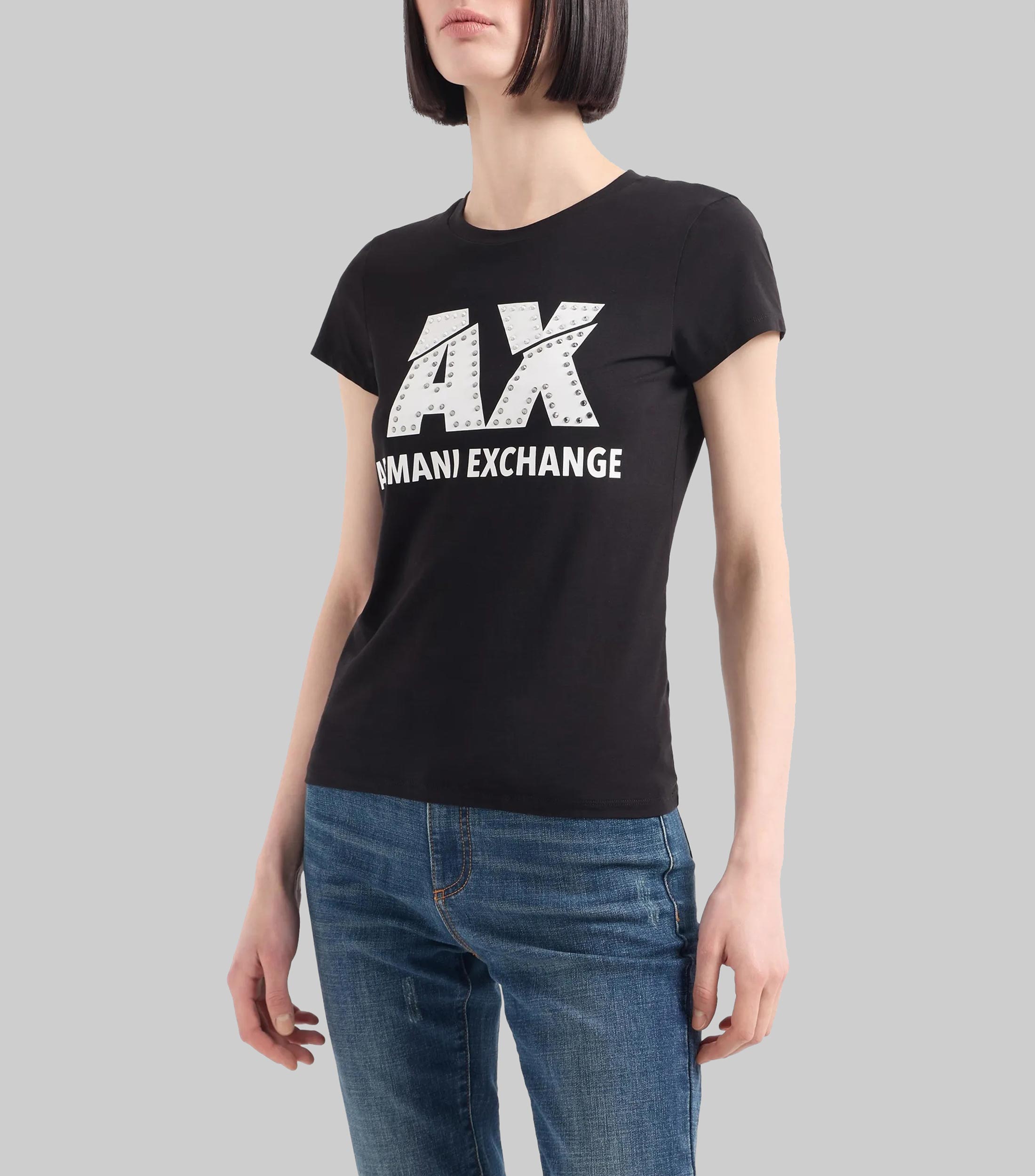Playera cuello redondo manga corta Mujer