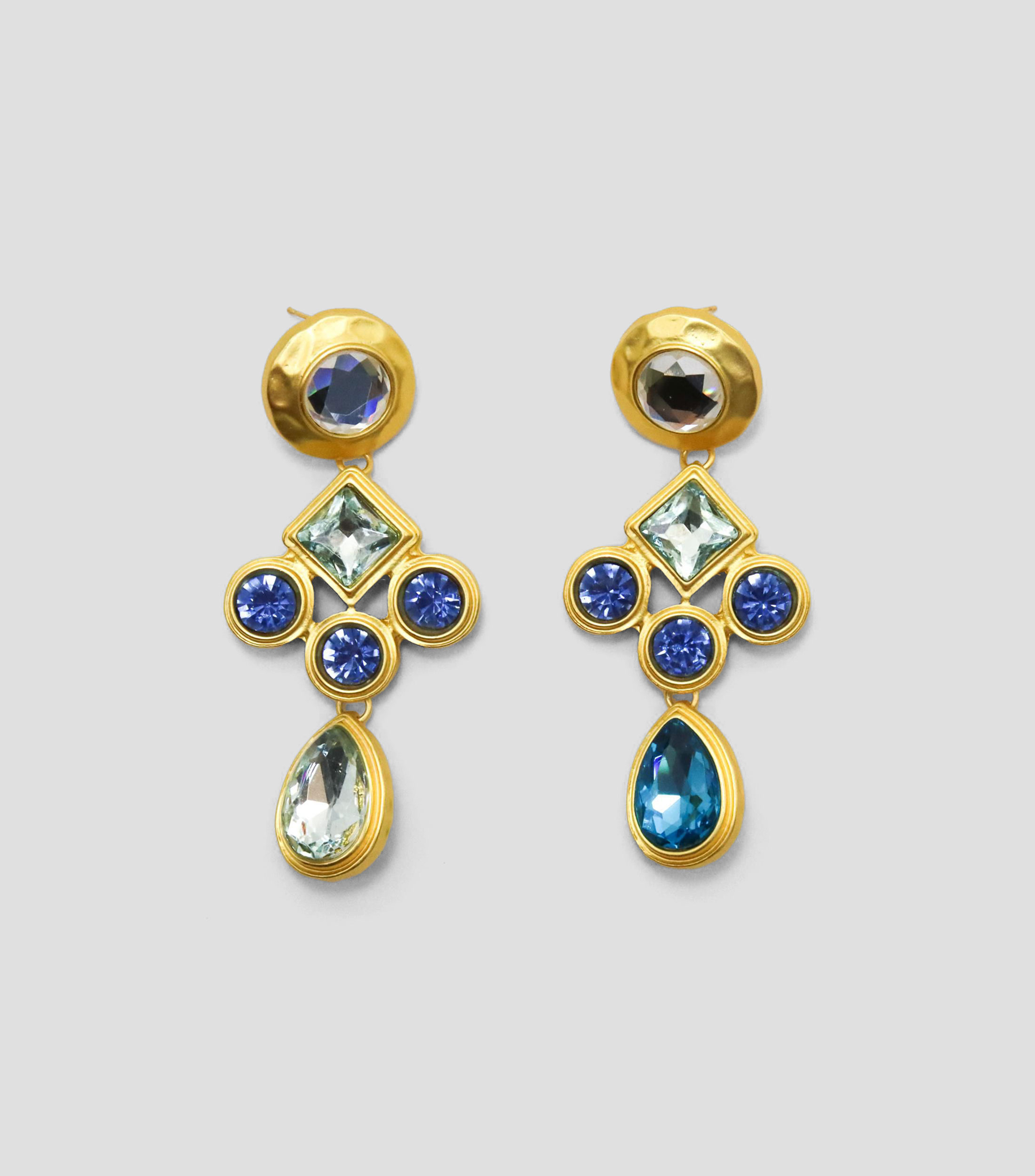 Aretes con Cristales Mujer