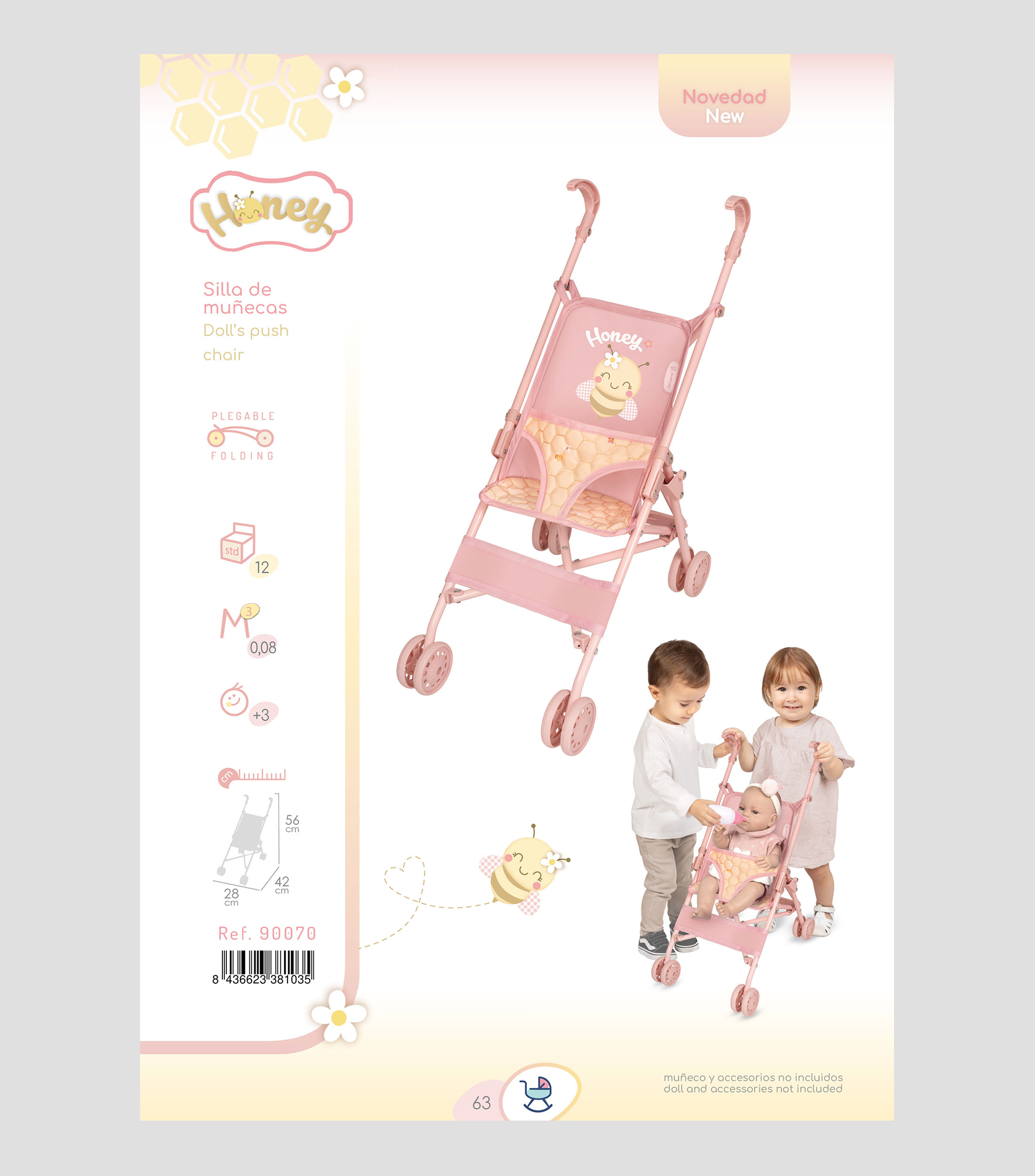 Silla de Muñecas plegable Honey