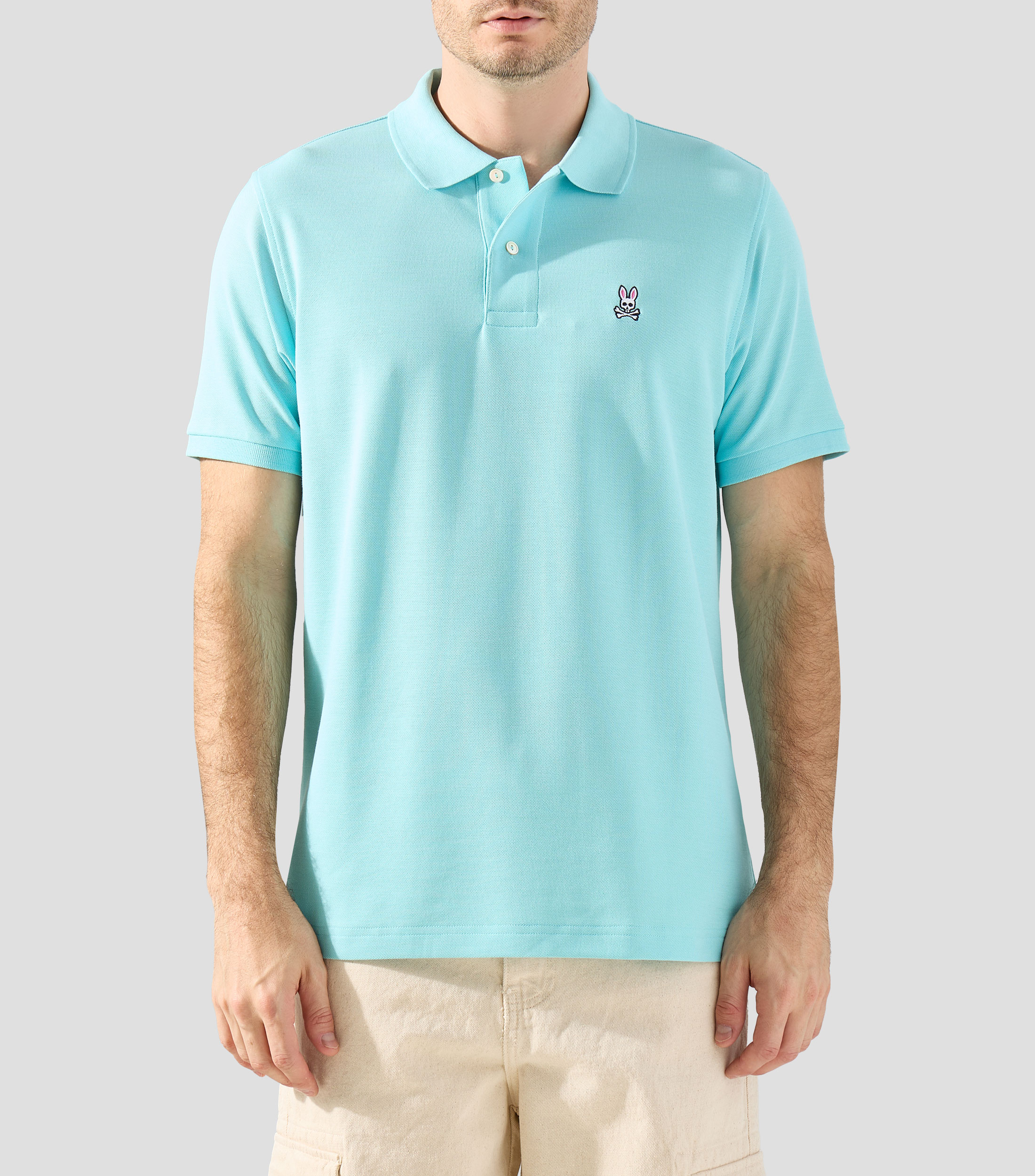 Playera tipo polo manga corta Clásico 409 lisa Hombre