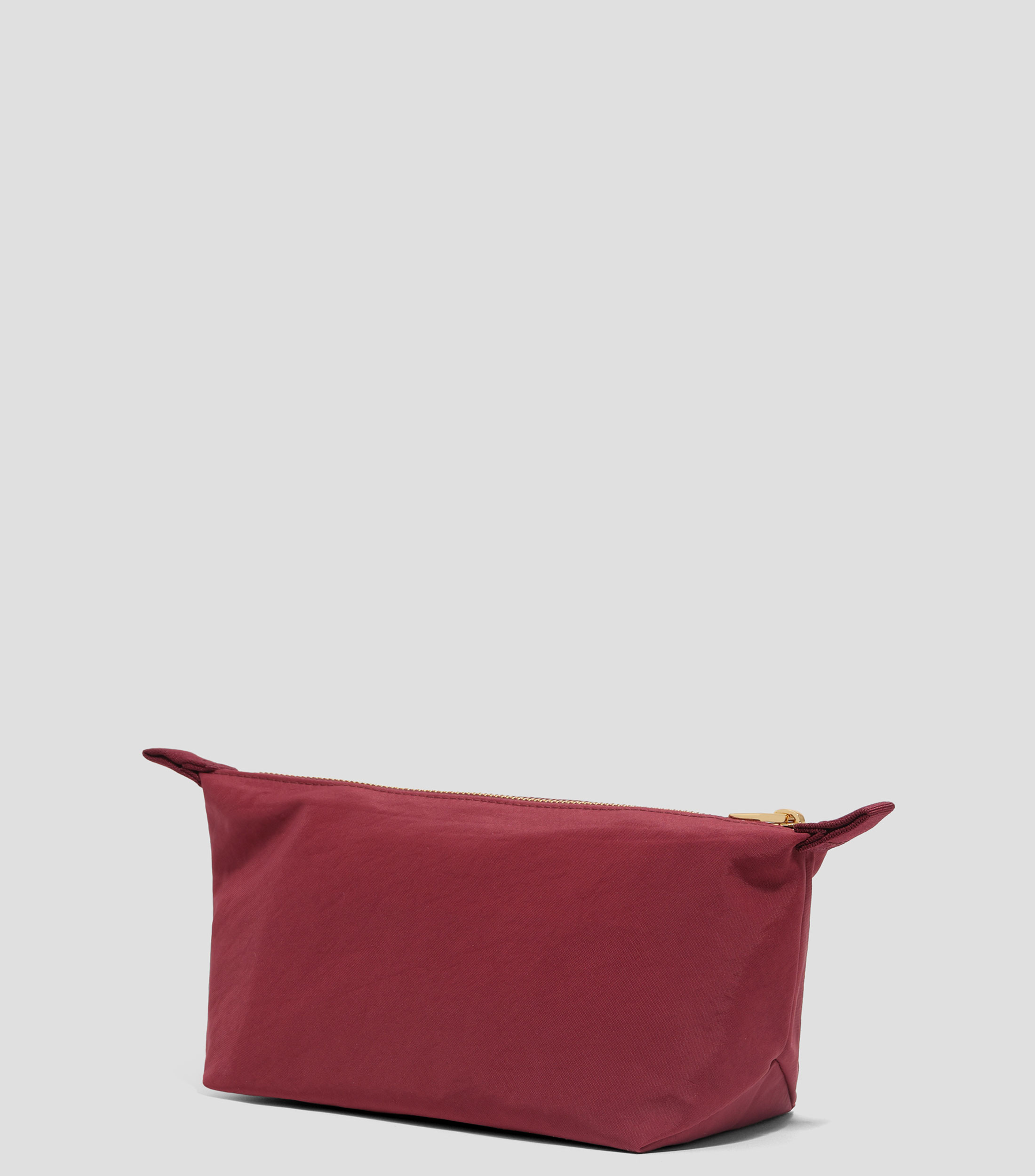 Neceser Trapecio mediano nylon burdeos Mujer