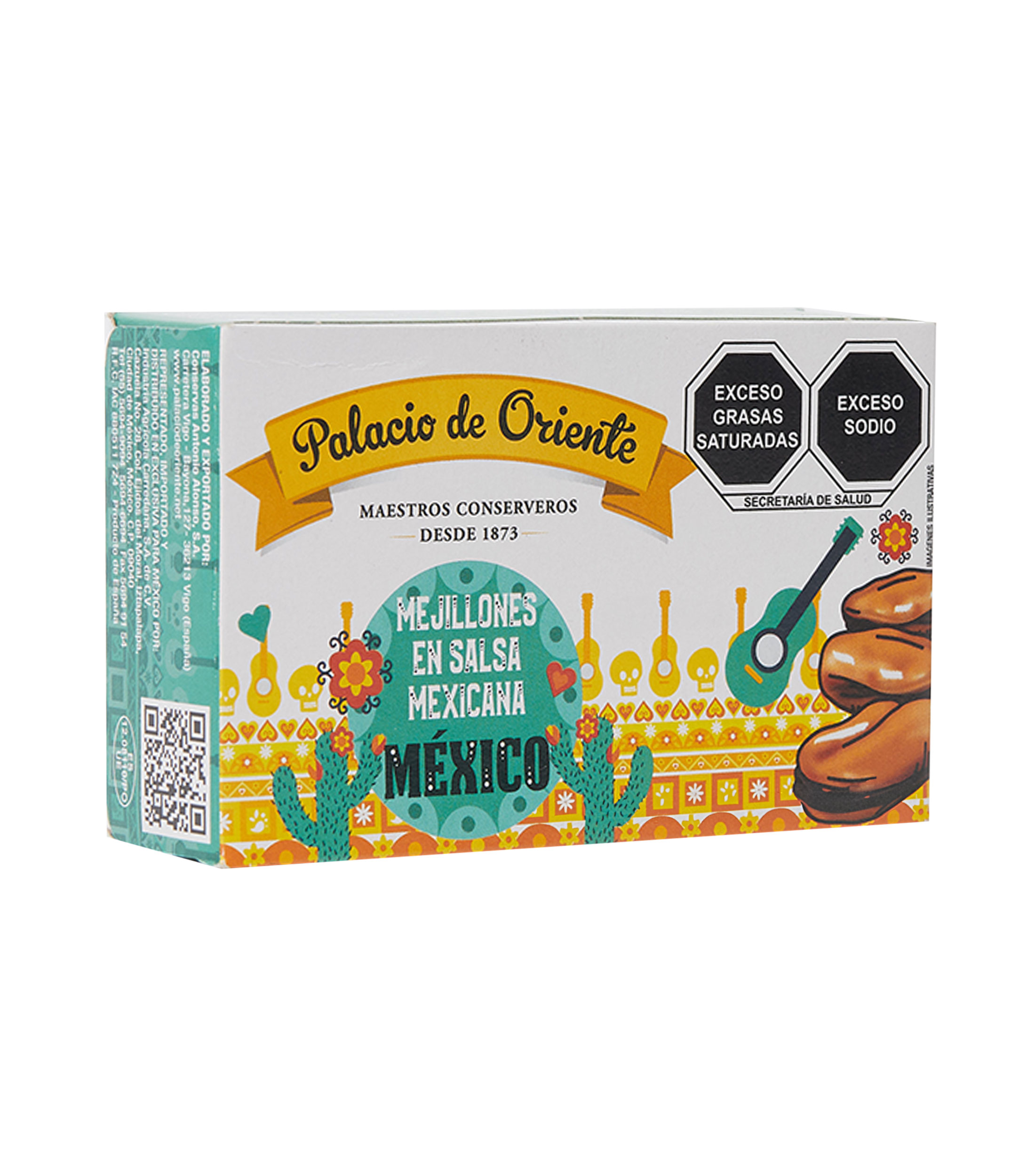 Mejillones en salsa mexicana, 115 g