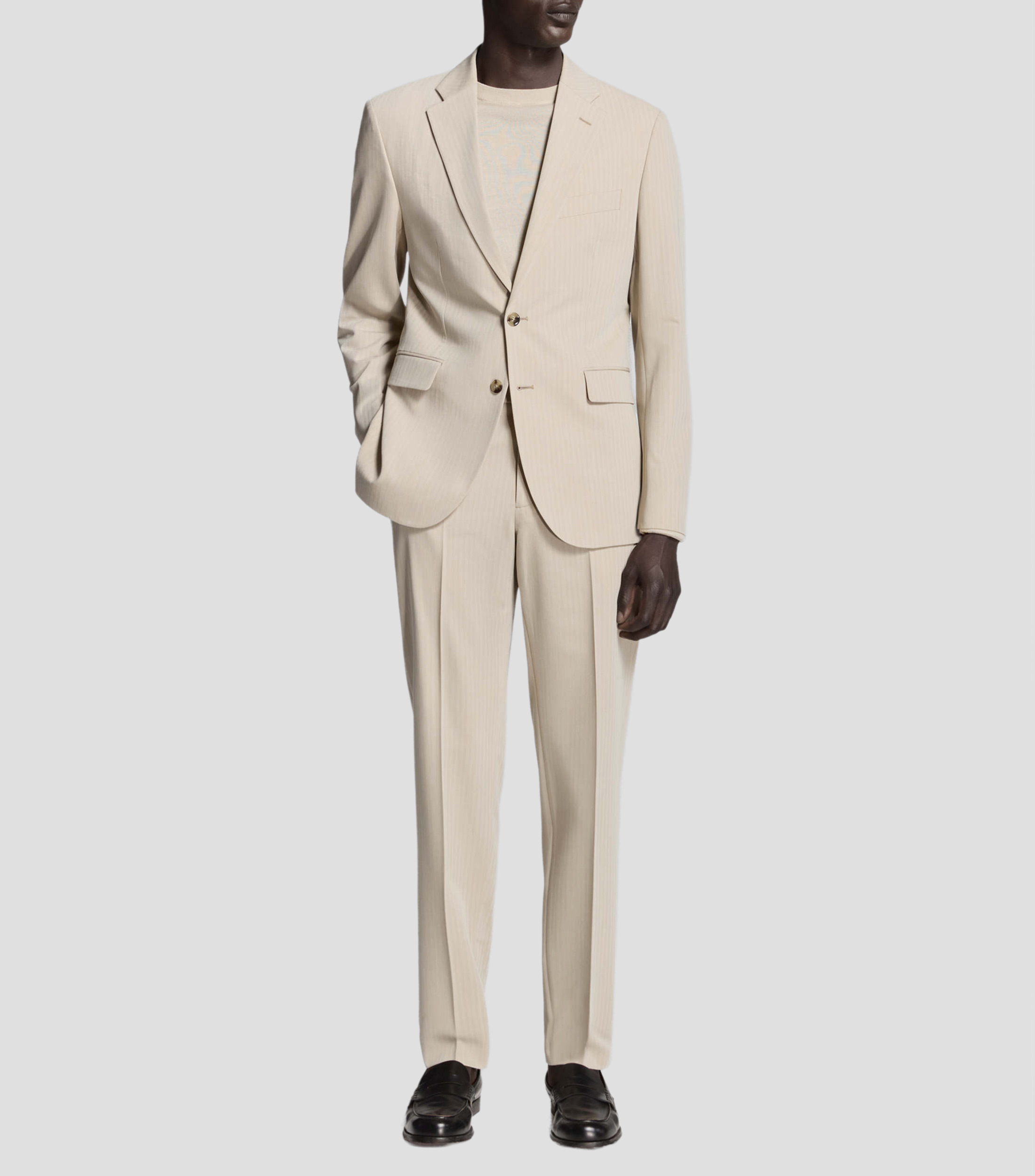 Saco con rayas Hombre