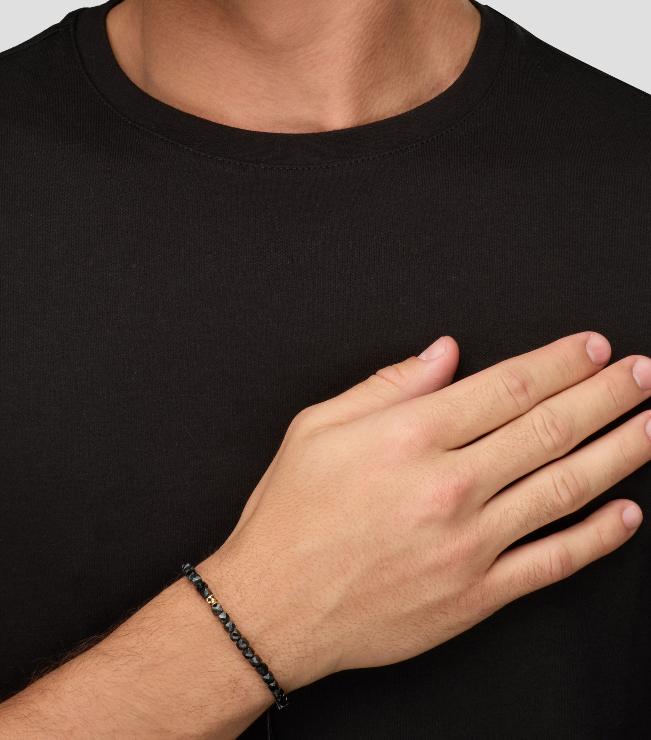 Pulsera con turmalina Hombre